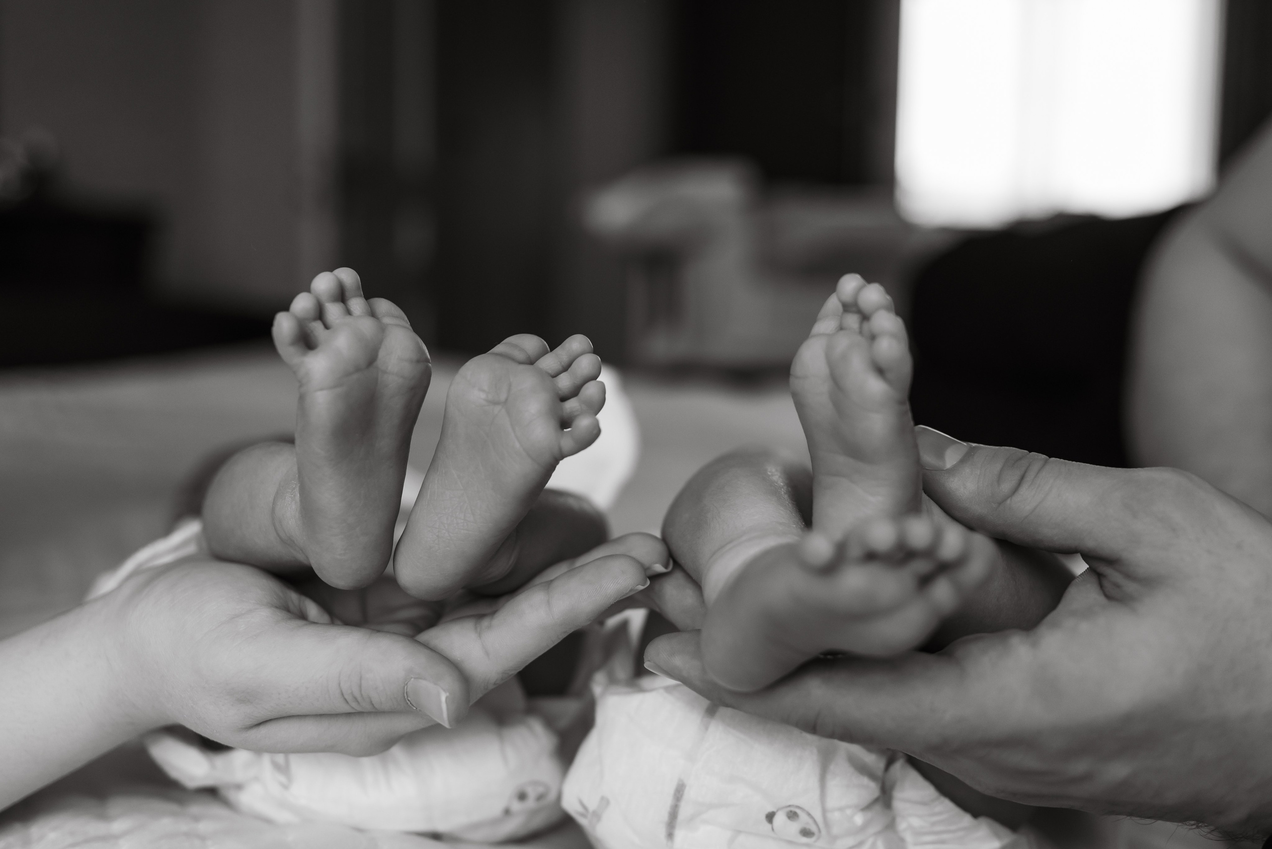 NEWBORN ДВОЙНЯШКИ. Фотограф Ксения Огородова портфолио