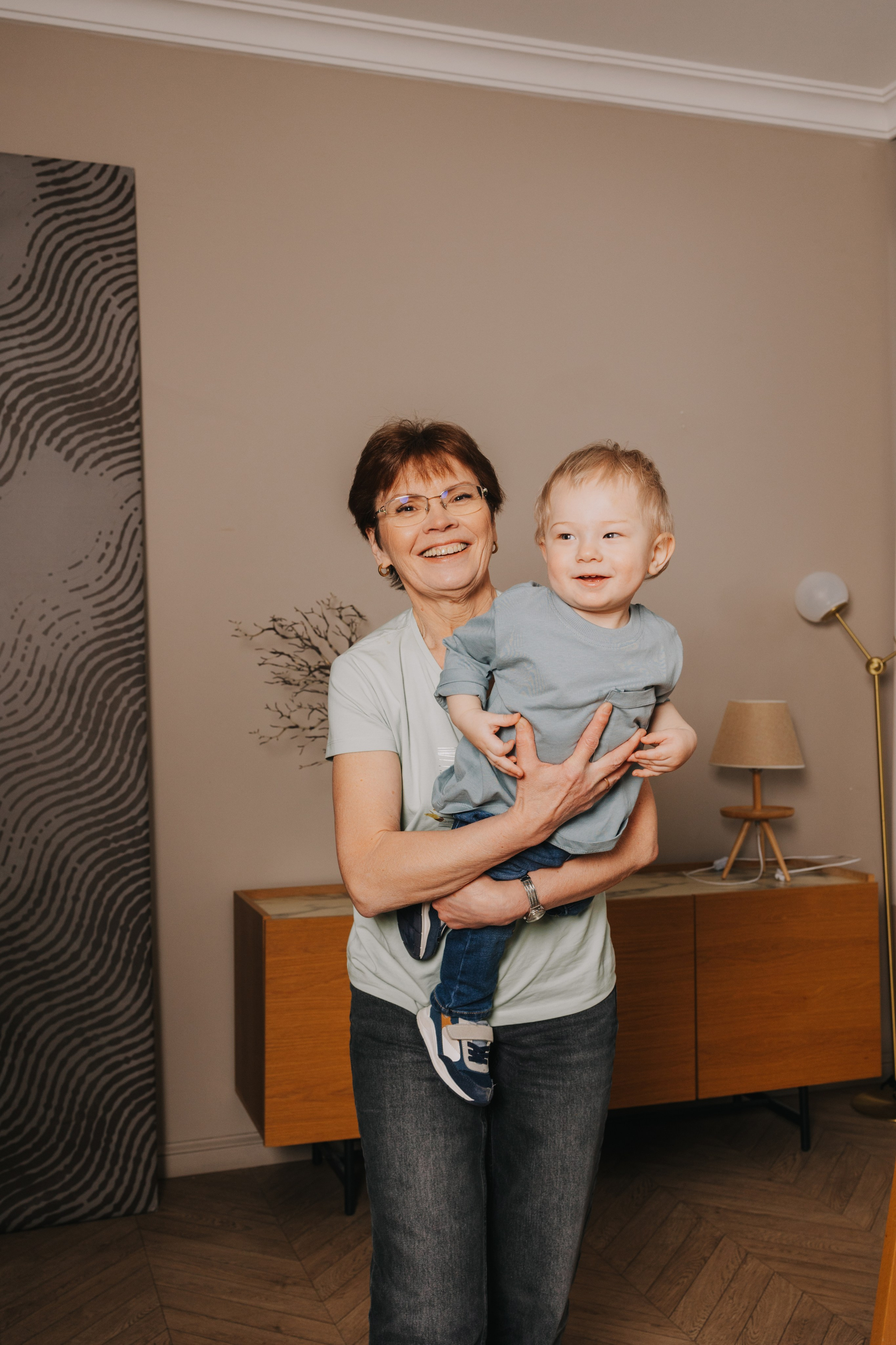 Большая семья. Домашняя фотосессия