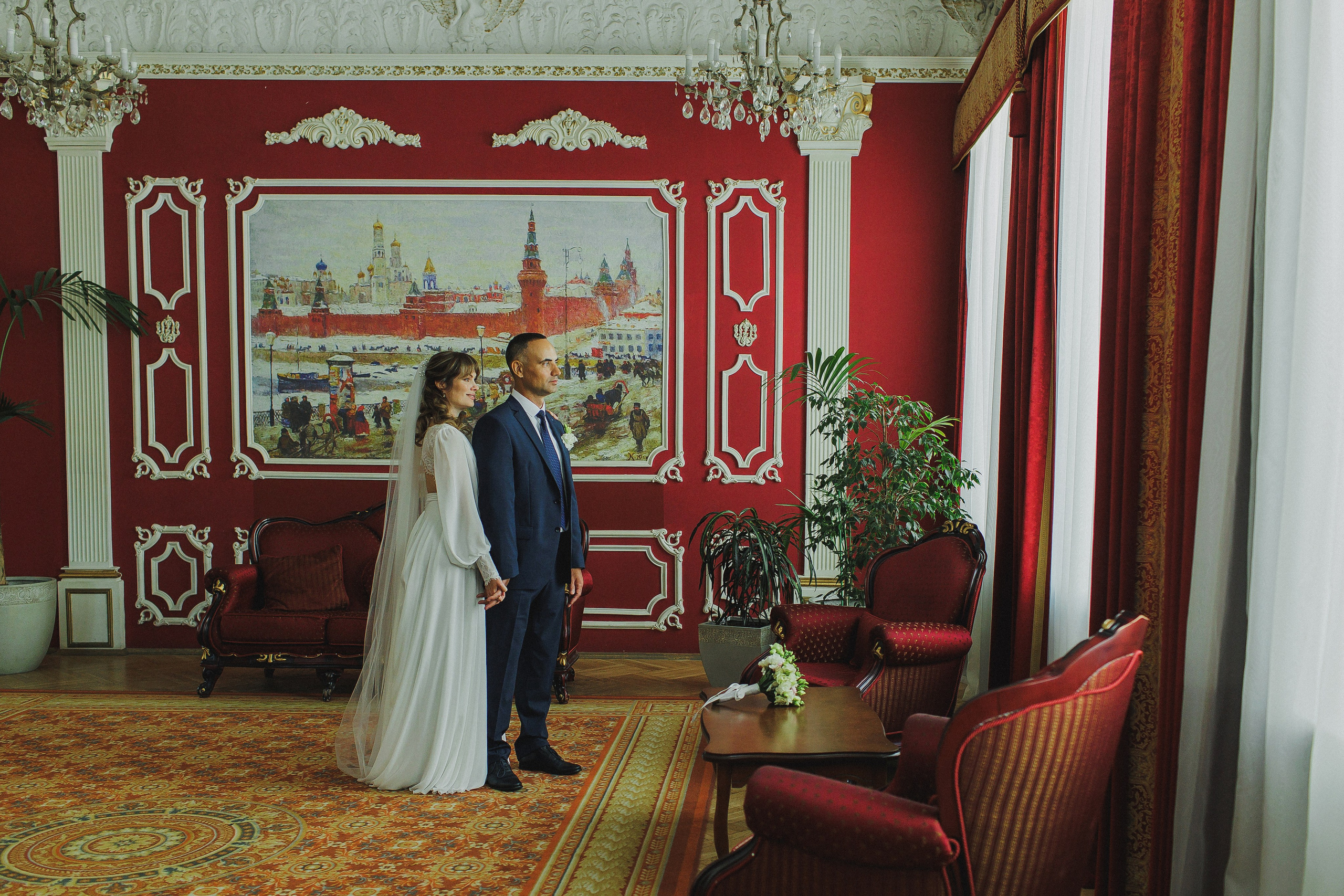 Свадебная фотосессия в Кусково. Фотограф в Москве и Люберцах Анна Ушакова