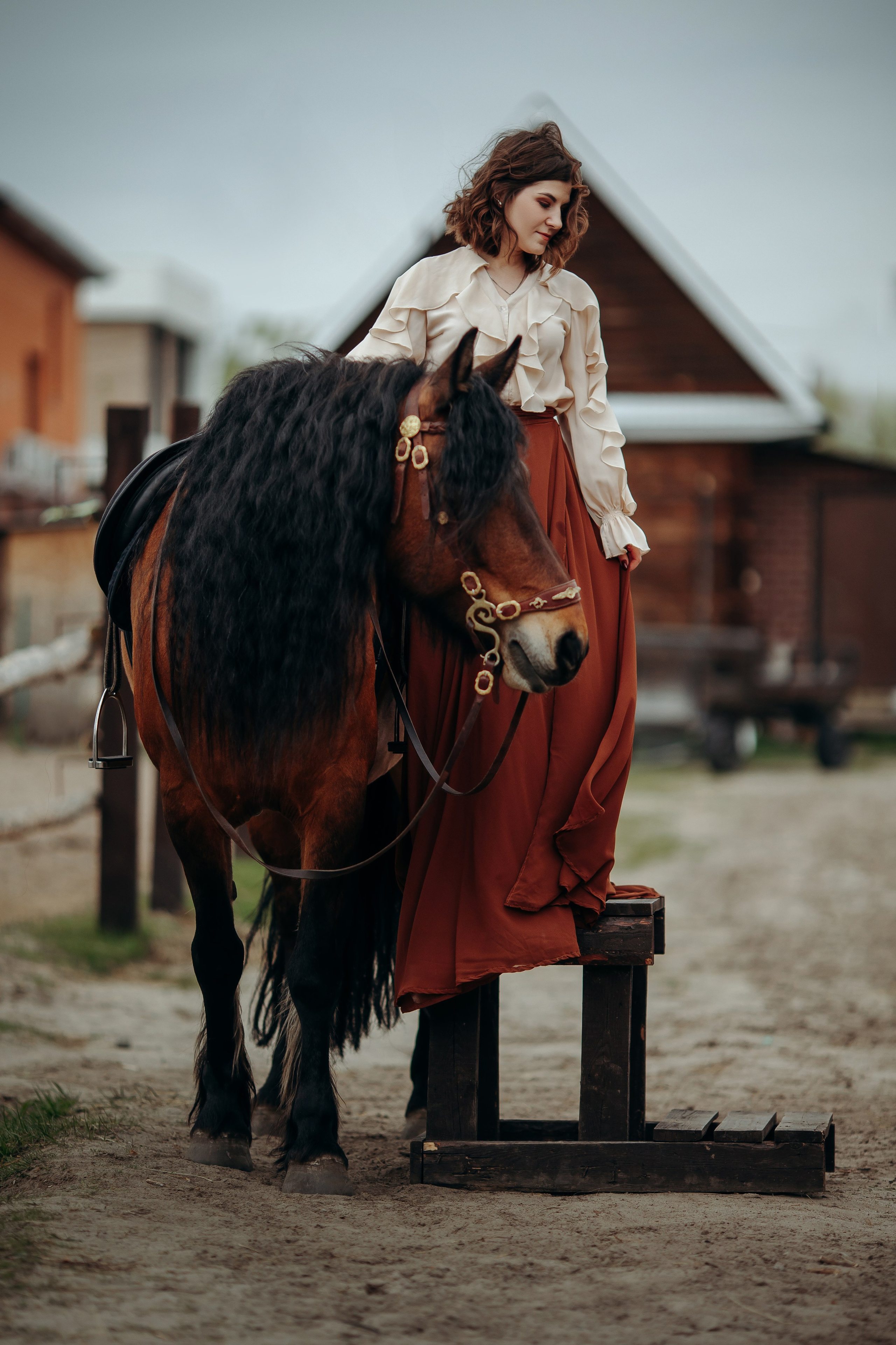 Евгения и Халветта. Анна Молчанова конный фотограф в Тюмени | фотосессии с лошадьми Тюмень