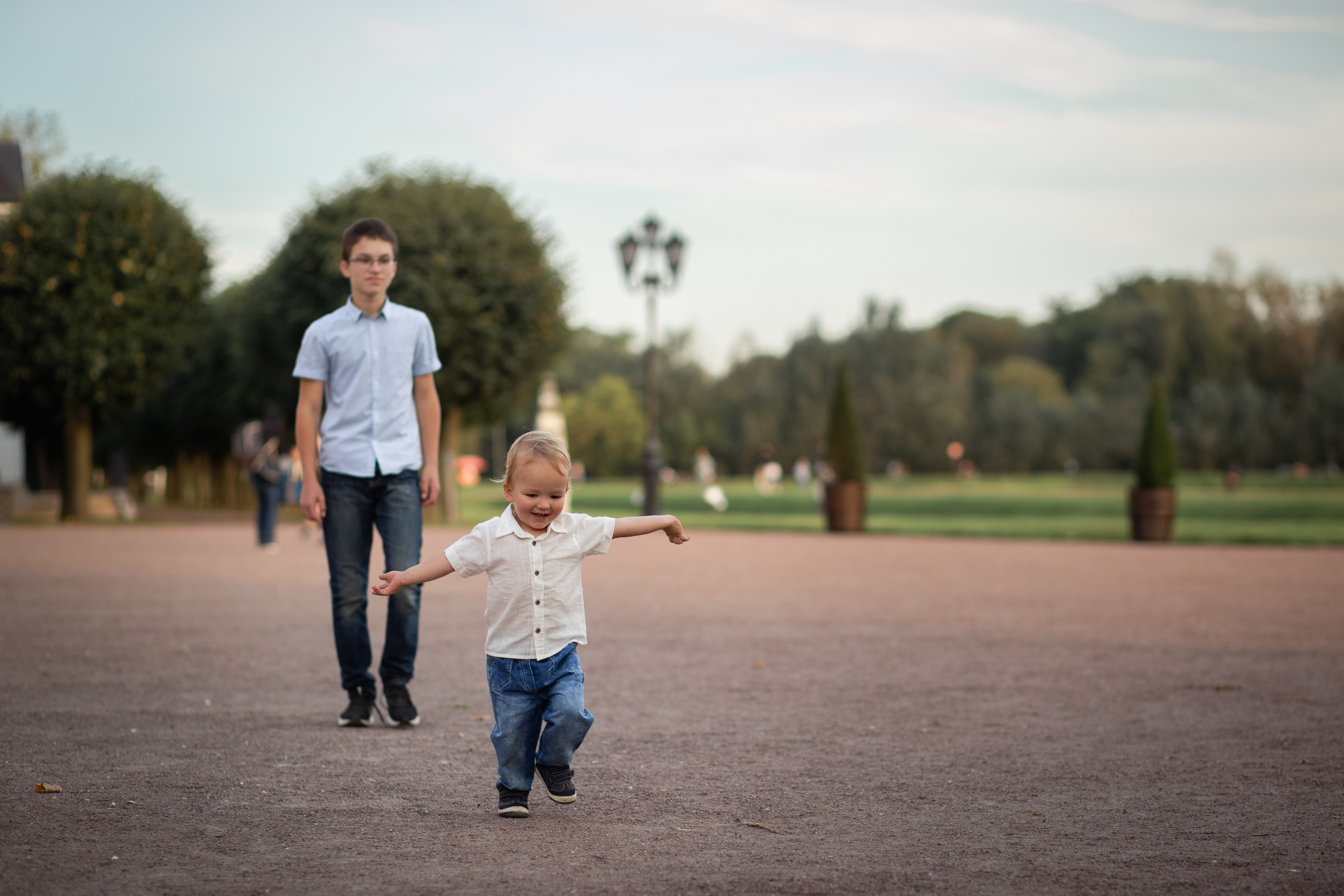 Семейная прогулка в Кусково. Женский и семейный фотограф в Москве Анна Боярченкова