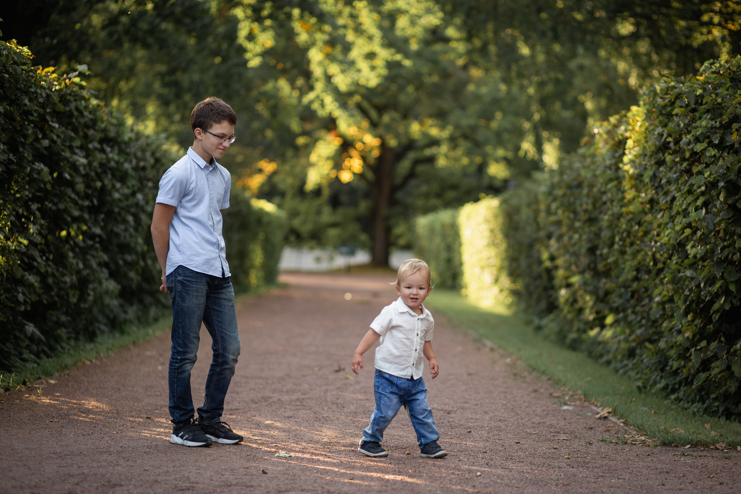 Семейная прогулка в Кусково. Женский и семейный фотограф в Москве Анна Боярченкова