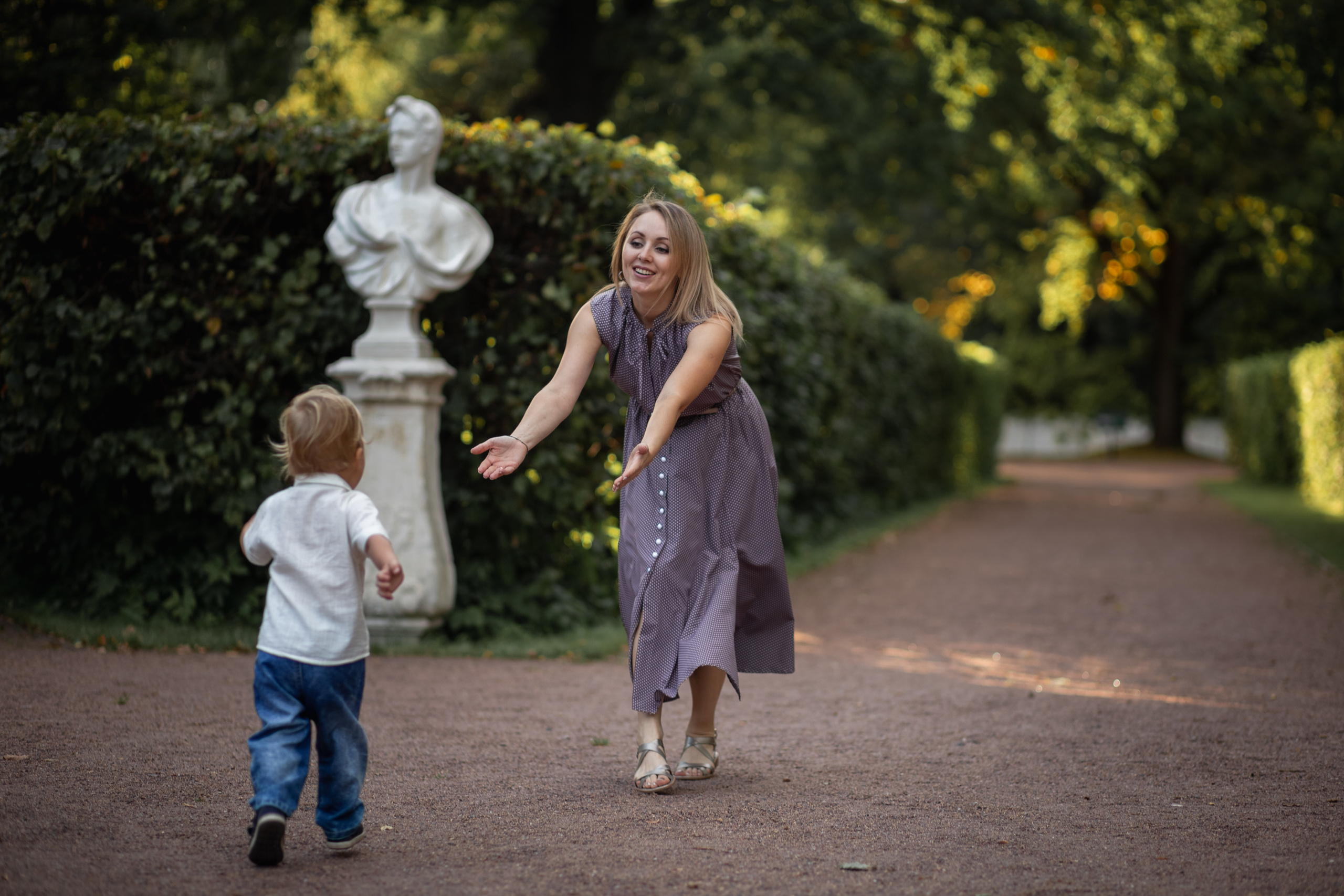 Семейная прогулка в Кусково. Женский и семейный фотограф в Москве Анна Боярченкова
