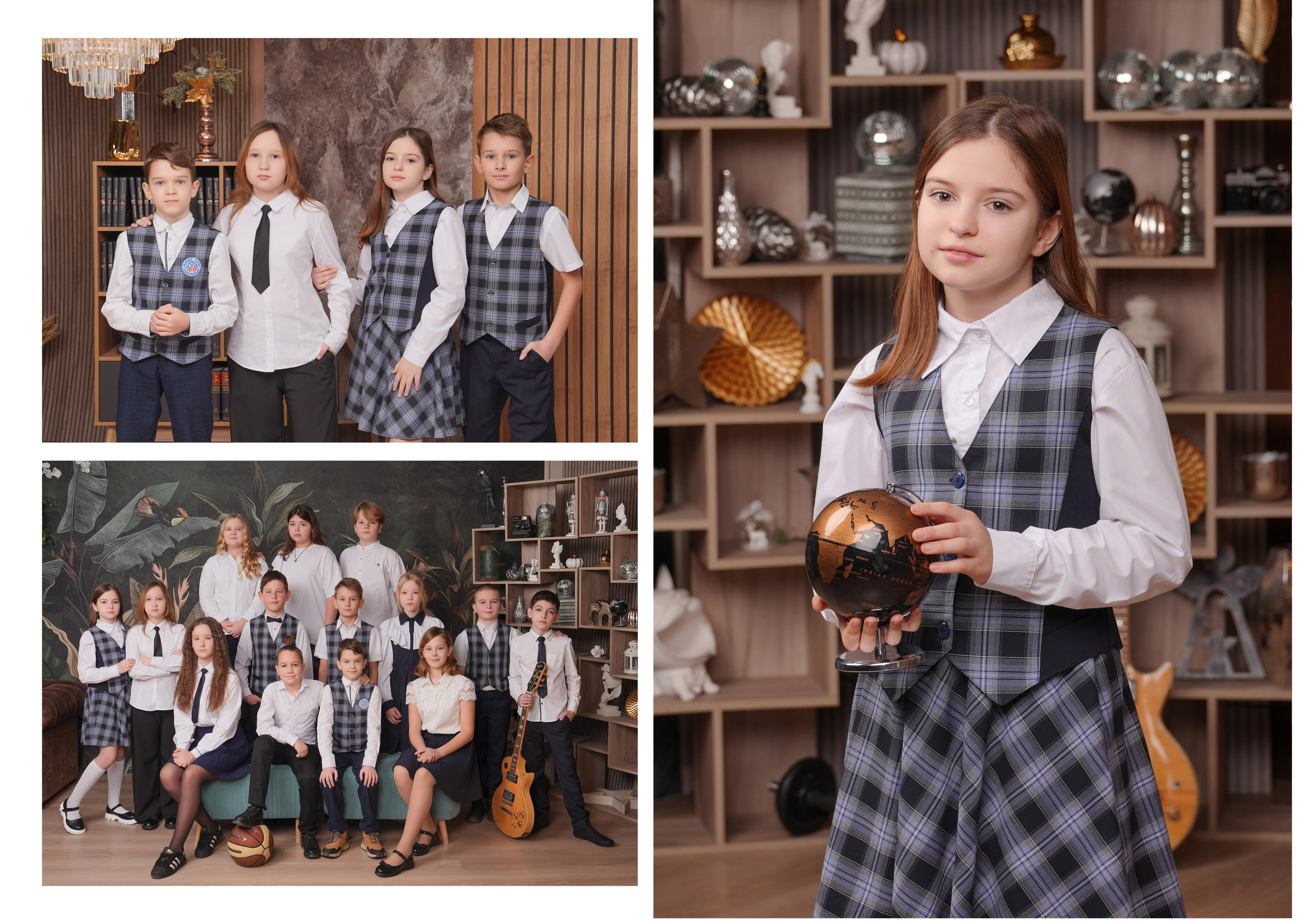 ШКОЛА 50 — 4 «В» класс. Красивый выпускной альбом в Краснодаре