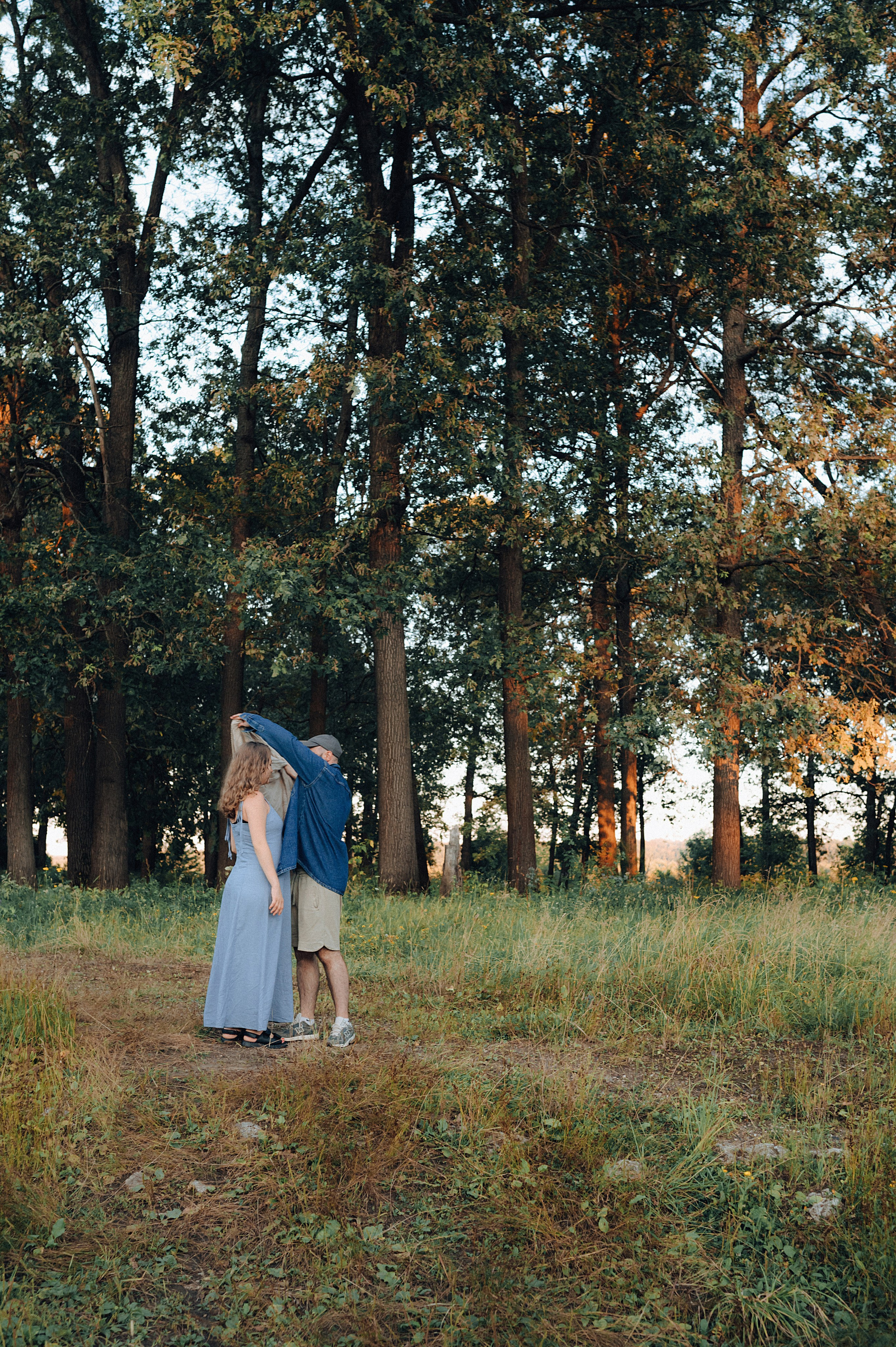 Лес.закат.Вика и Денис. Детский и семейный фотограф Катерина Мишина