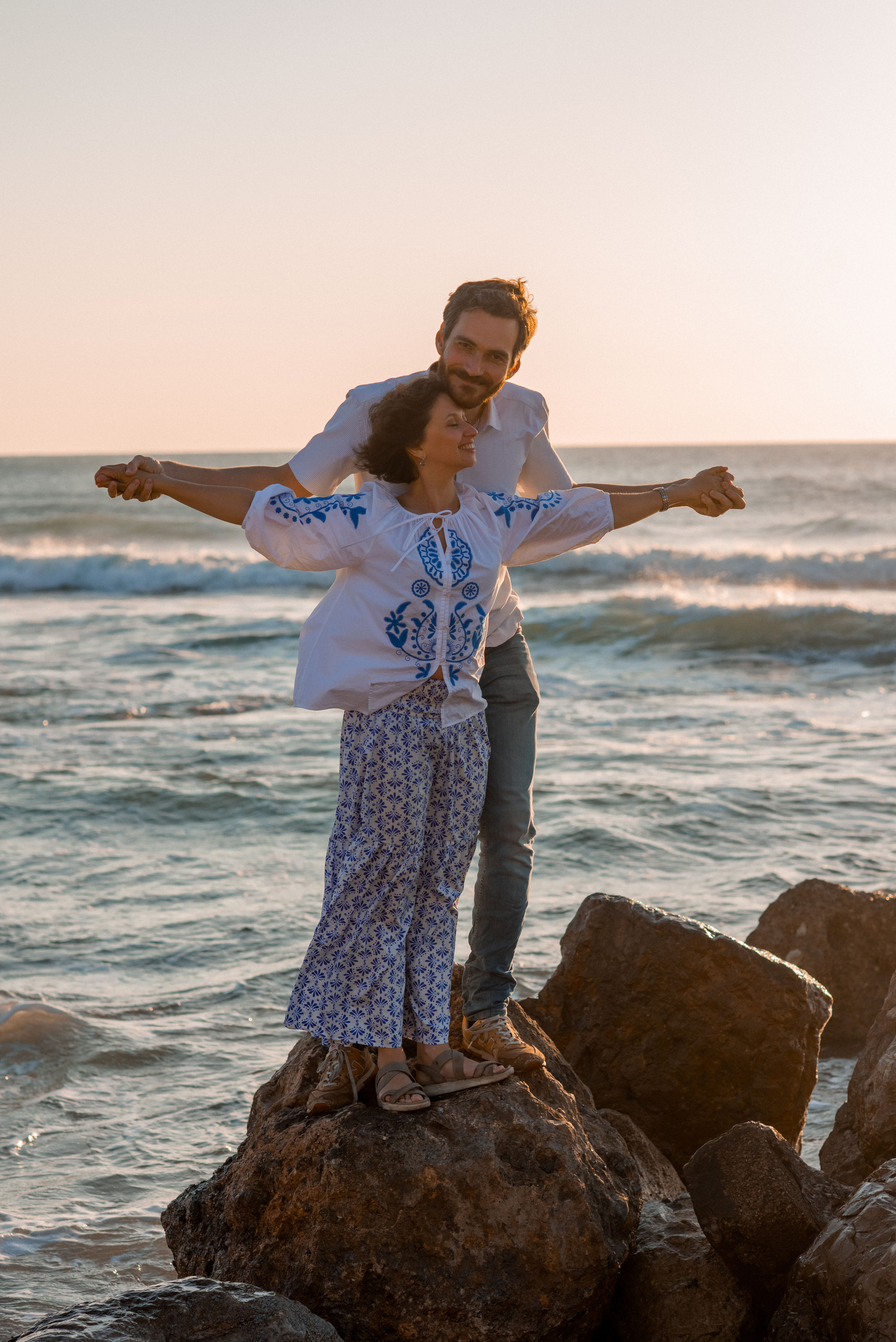 Семейная прогулка у моря. Профессиональный фотограф. Портрет, семья, дети