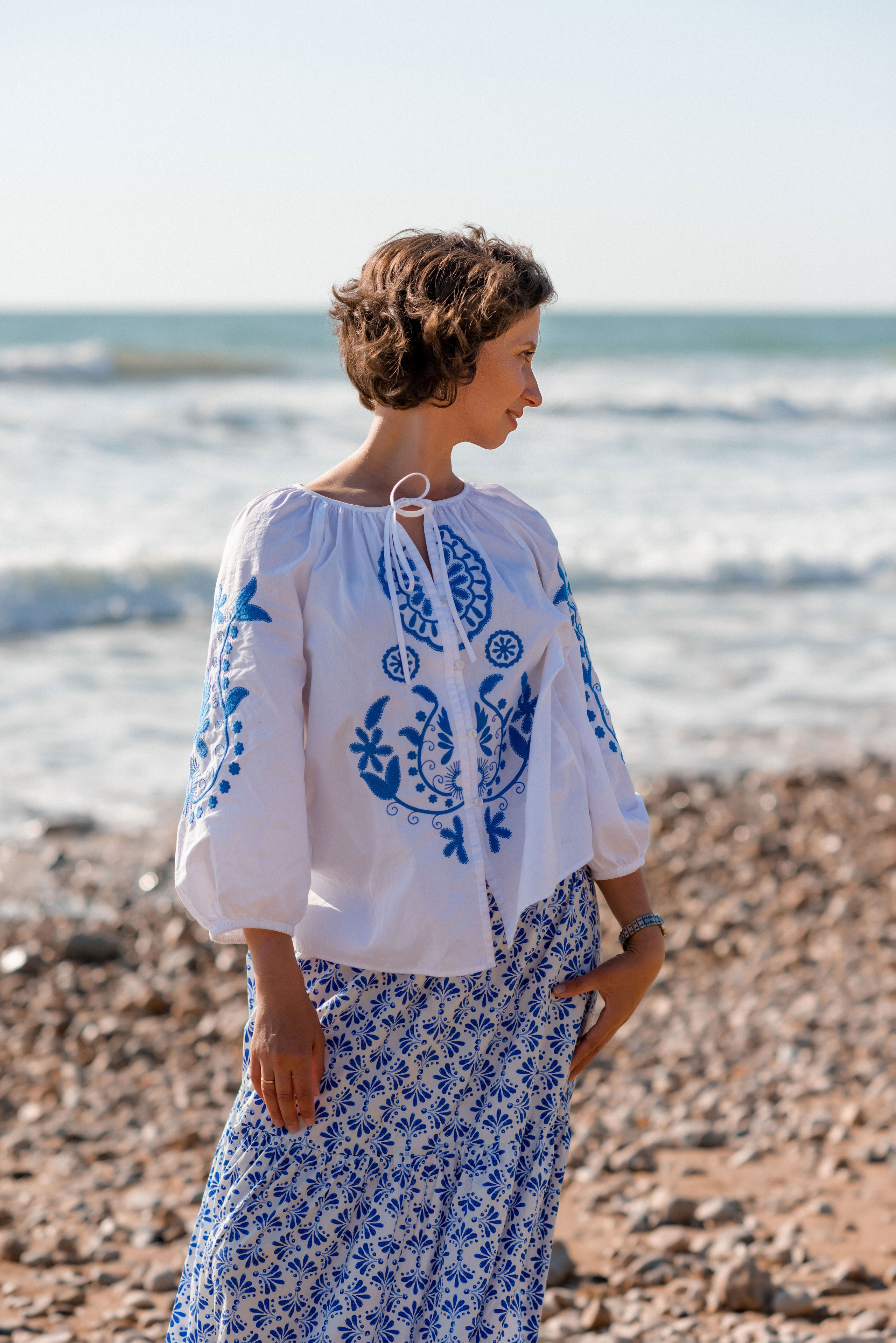 Семейная прогулка у моря. Профессиональный фотограф. Портрет, семья, дети