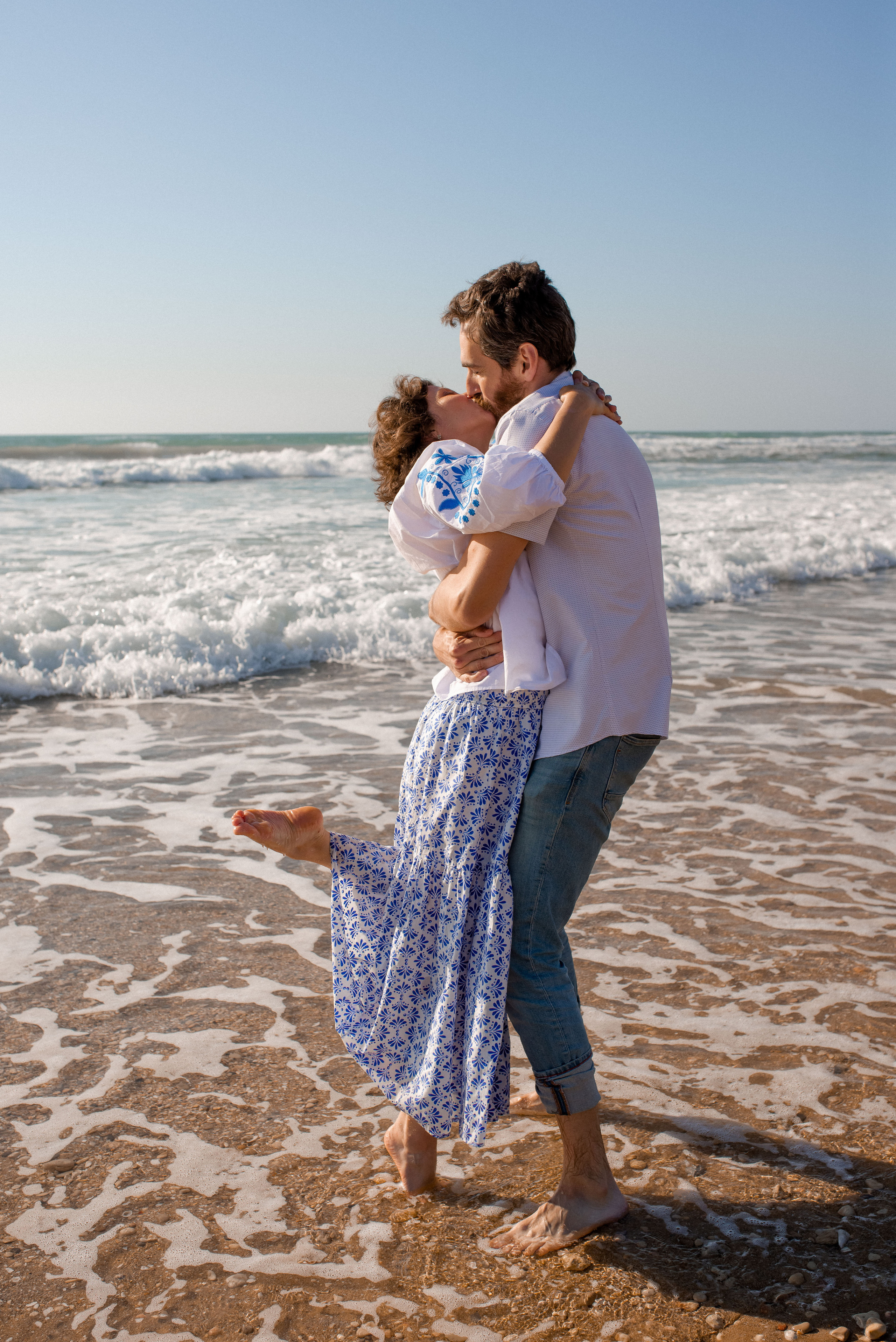 Семейная прогулка у моря. Профессиональный фотограф. Портрет, семья, дети