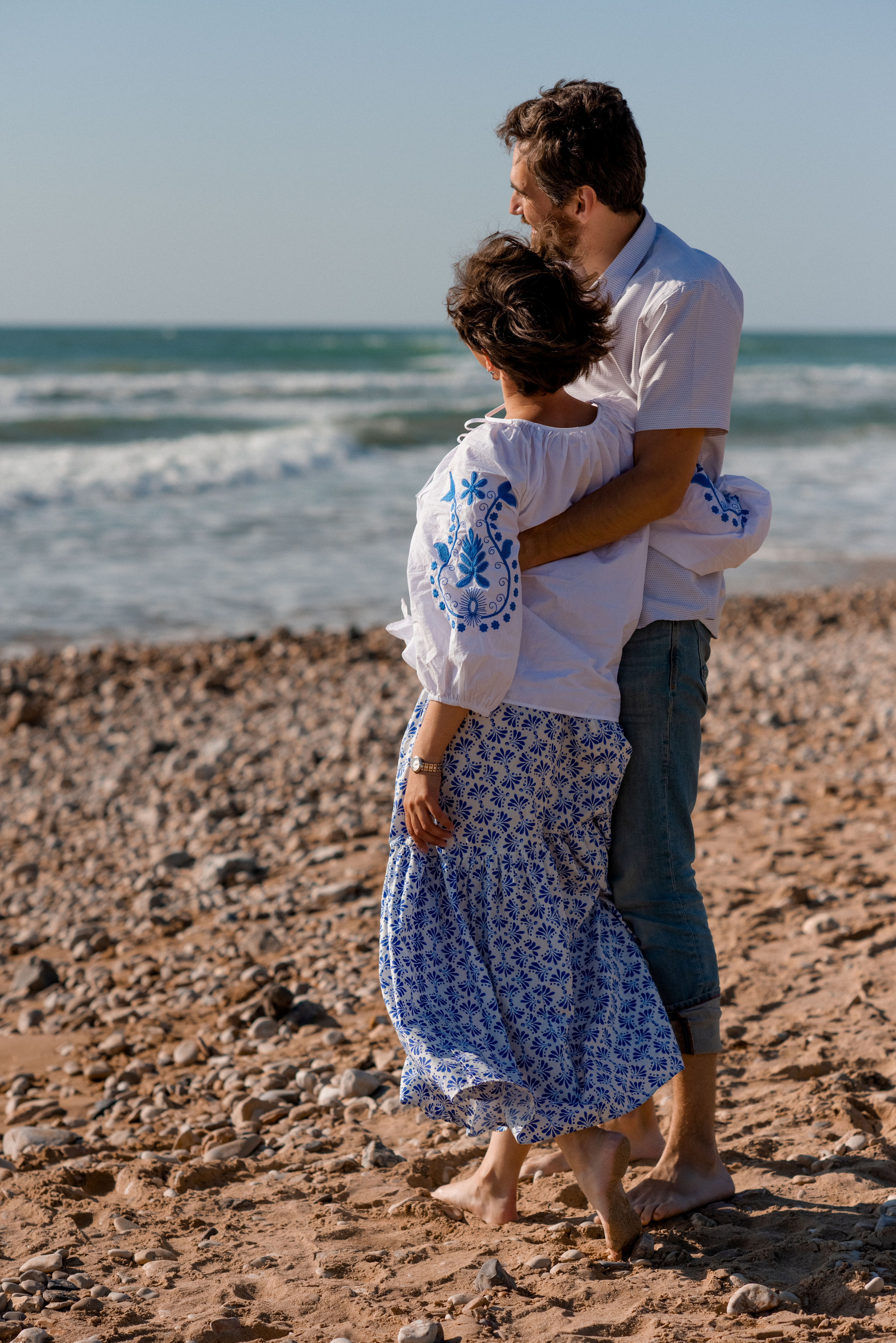 Семейная прогулка у моря. Профессиональный фотограф. Портрет, семья, дети