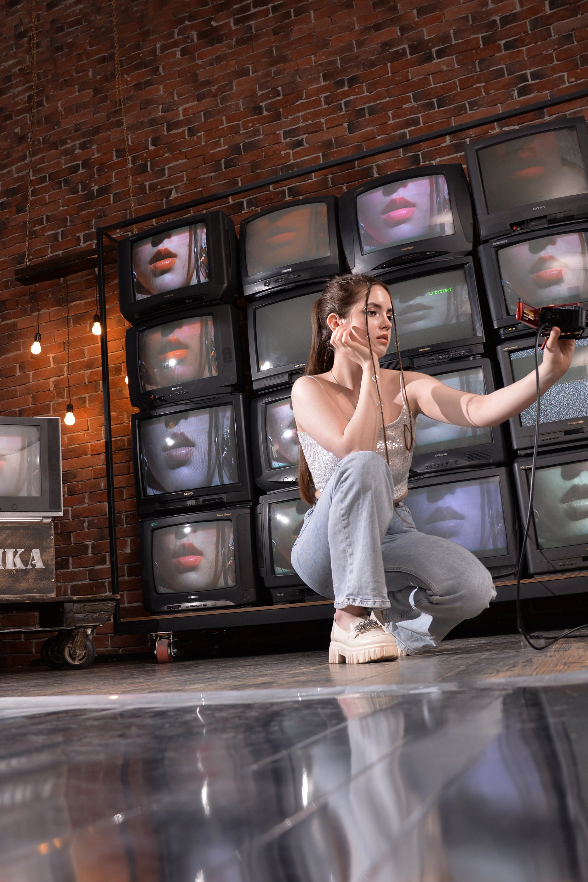 Вика, локация с телеками. Семейный и свадебный фотограф Галина Абакумова, фотосессии в Белгороде