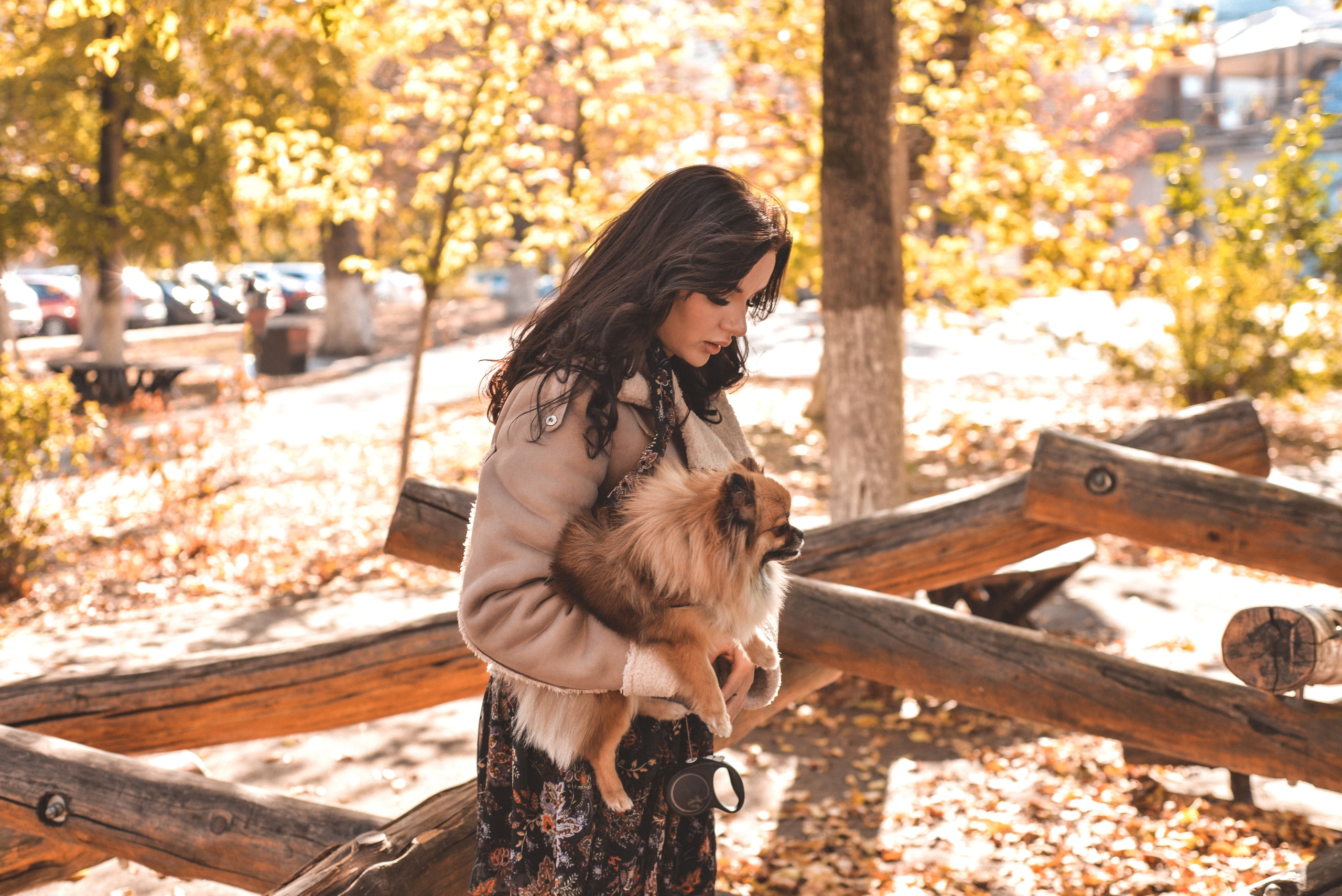 Алина с Кнопкой прогулка. Семейный и свадебный фотограф Галина Абакумова, фотосессии в Белгороде
