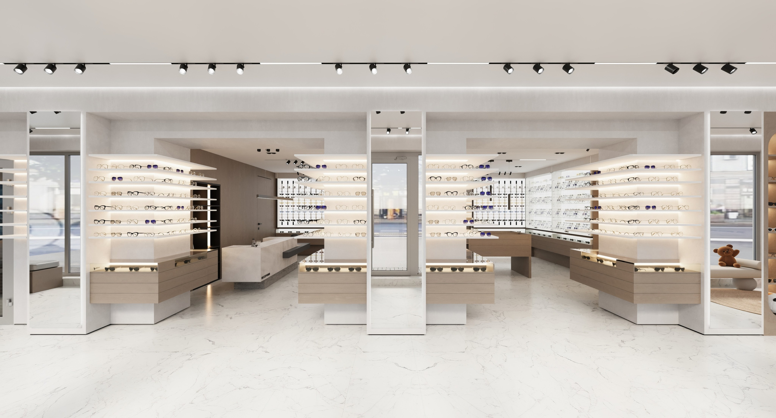 Магазин оптики «Орион». Мансур Гусейнов дизайнер интерьеров г. Махачкала