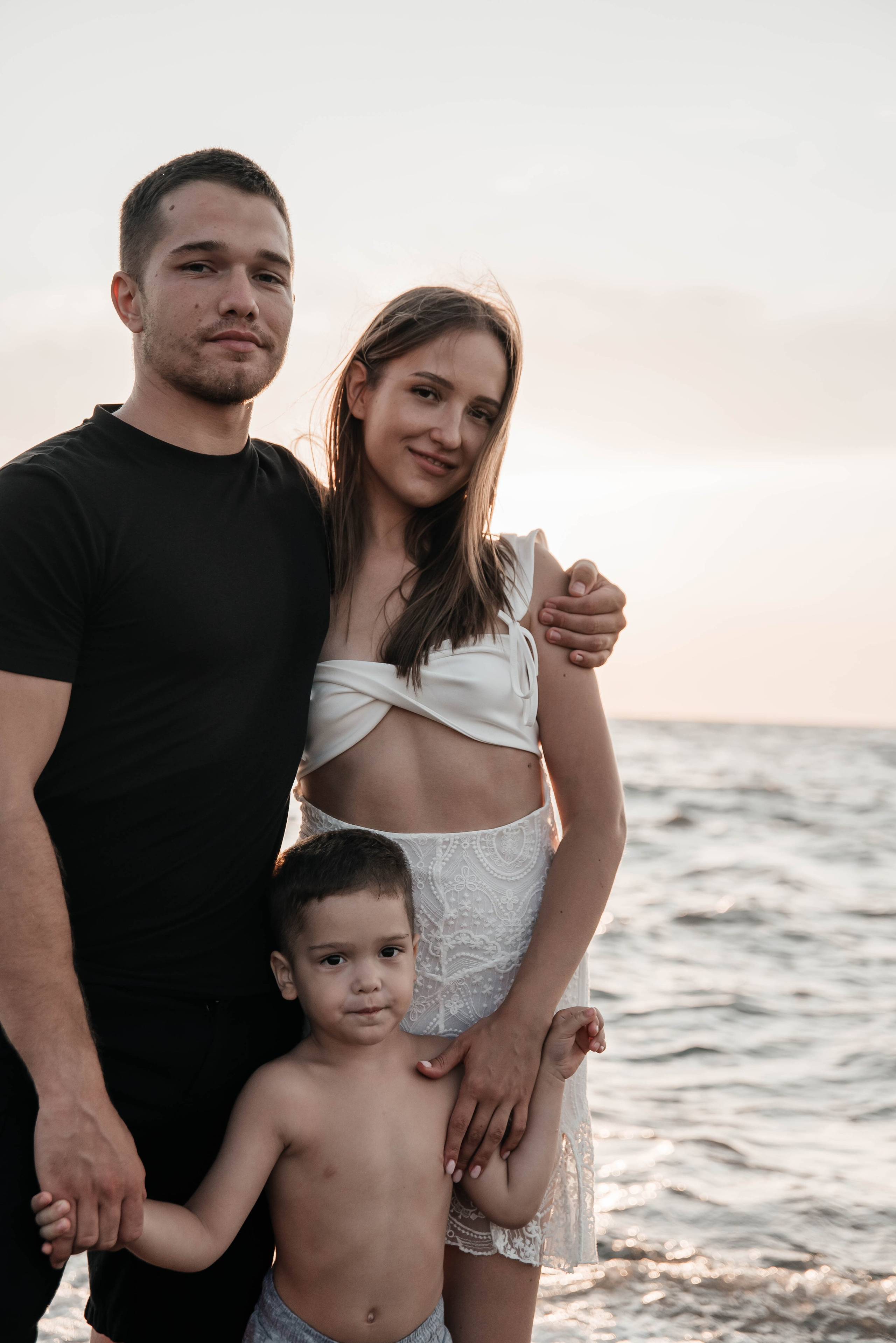 Аня, Саша, Дима. Фотограф Людмила Федотова