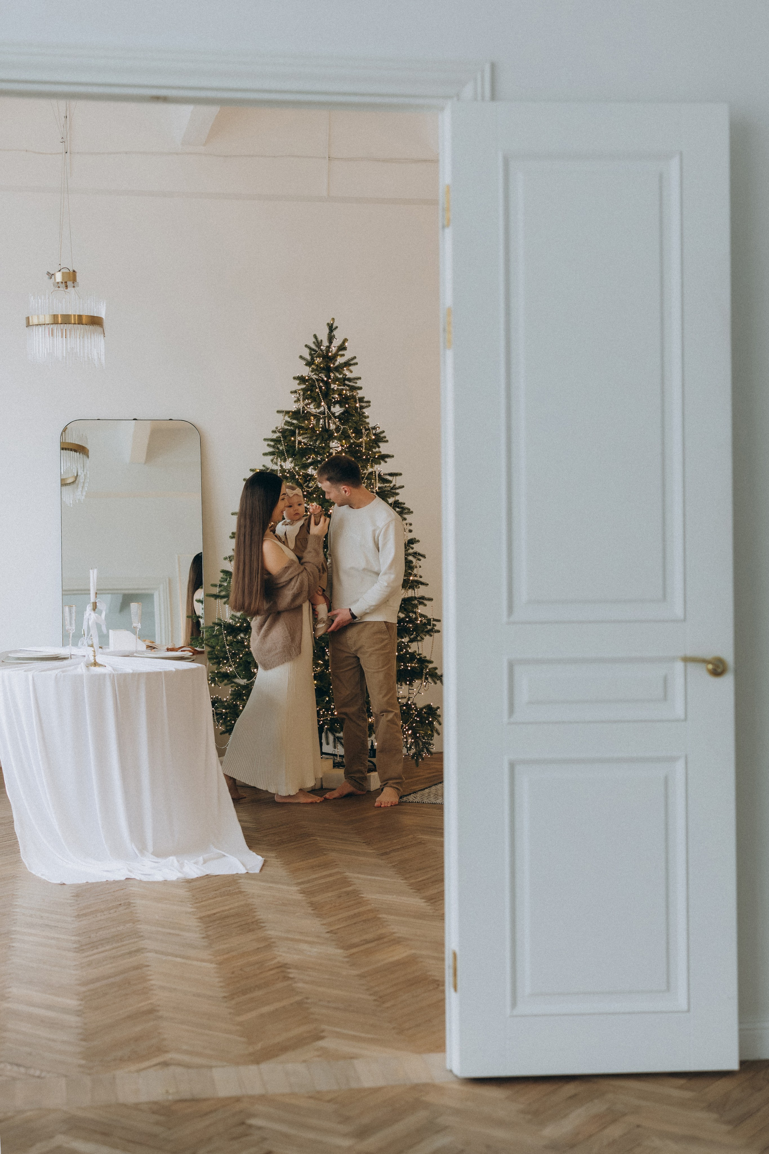 Семейная новогодняя фотосессия. Фотограф Москва Виктория-Антуанетта