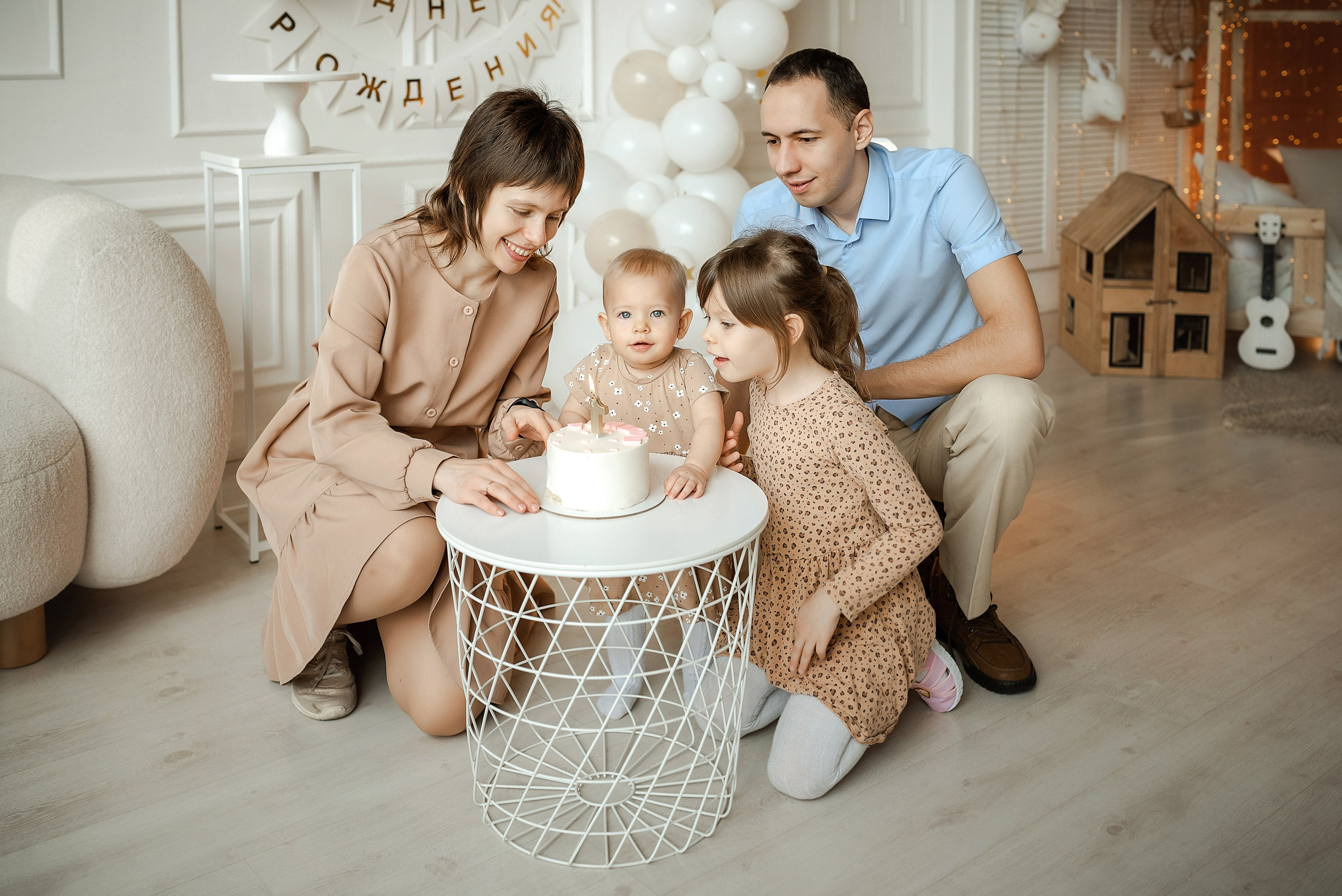 Полине 1 годик. Семейный фотограф в Ростове-на-Дону Татьяна Литвинова