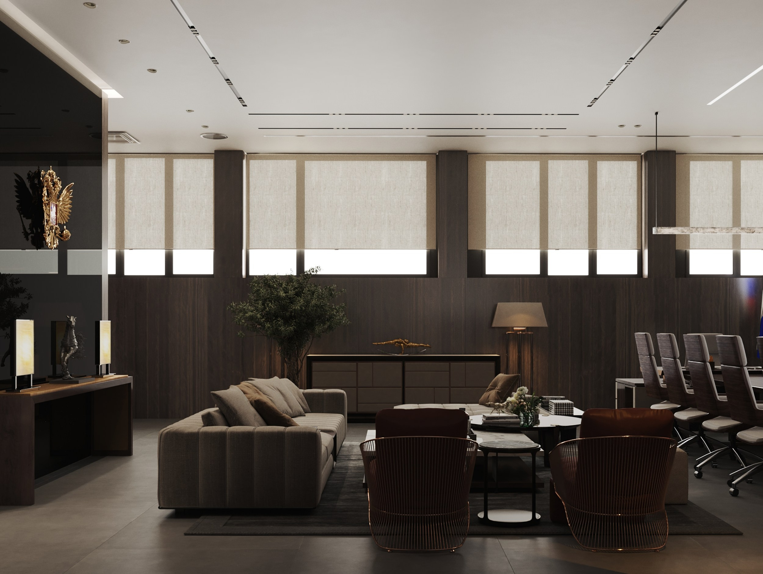 VIP Конференц-зал2. Интерьерный 3Д Визуализатор Маргарита Оберемко