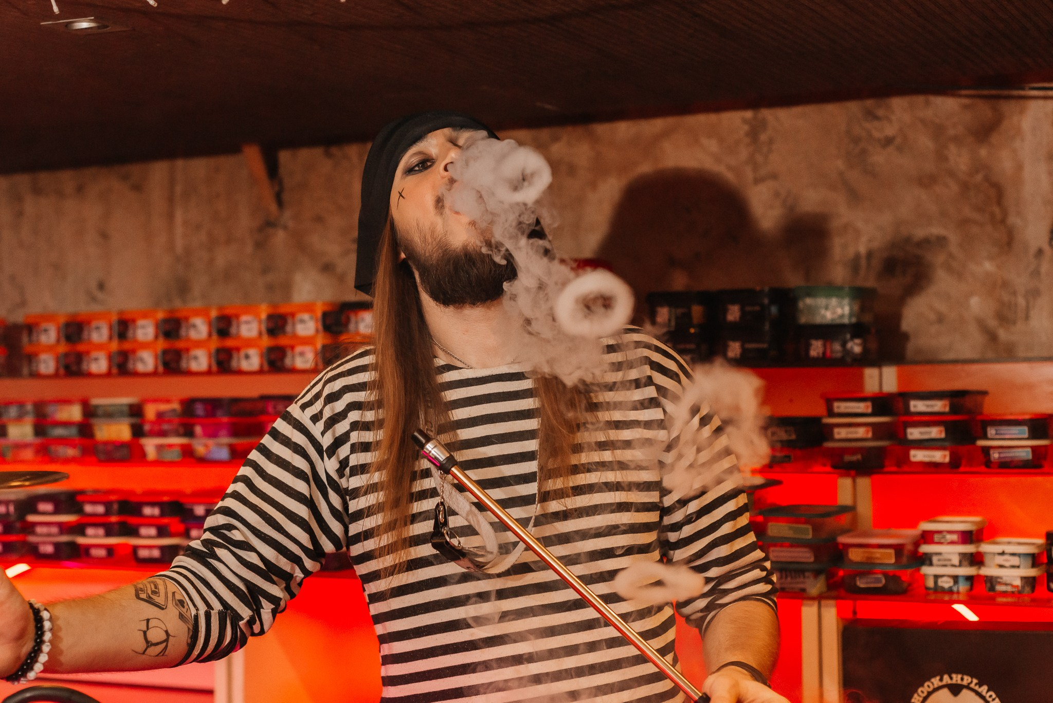 Halloween party в кальянной HookahPlace. Профессиональный пейзажный фотограф Новокрещенов Станислав