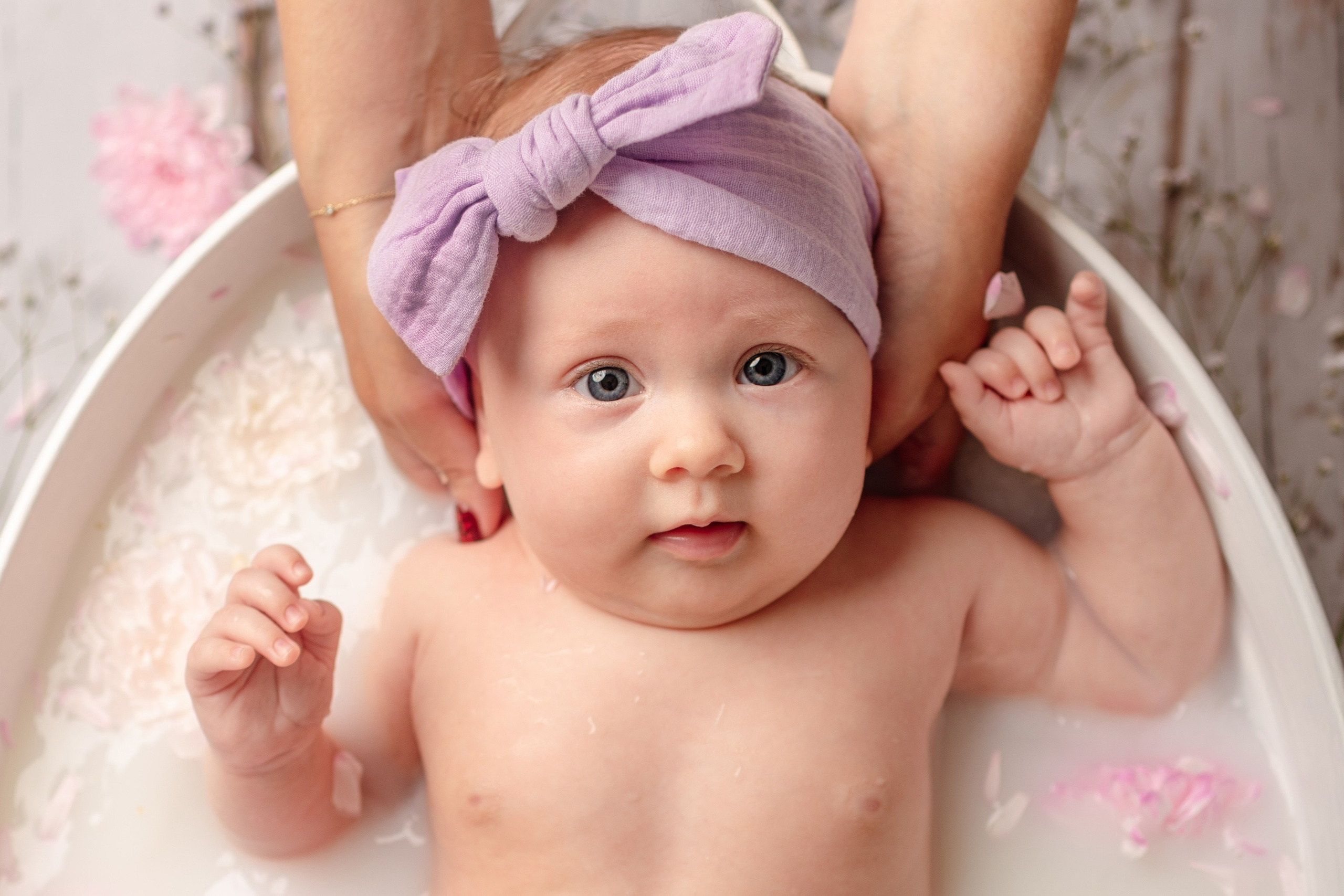 Молочные ванночки. Детский фотограф Ольга Жубрина