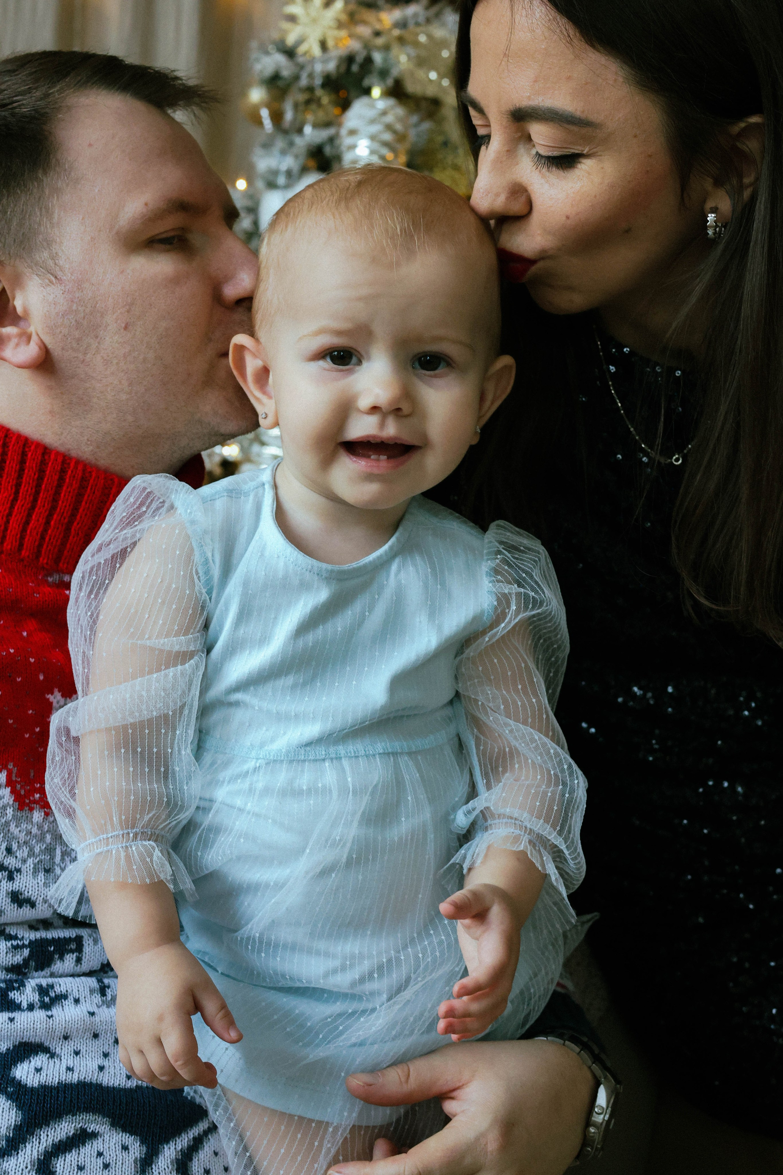 Новогодняя история «Ирина и ее семья». Фотограф в Москве Анастасия Калинина