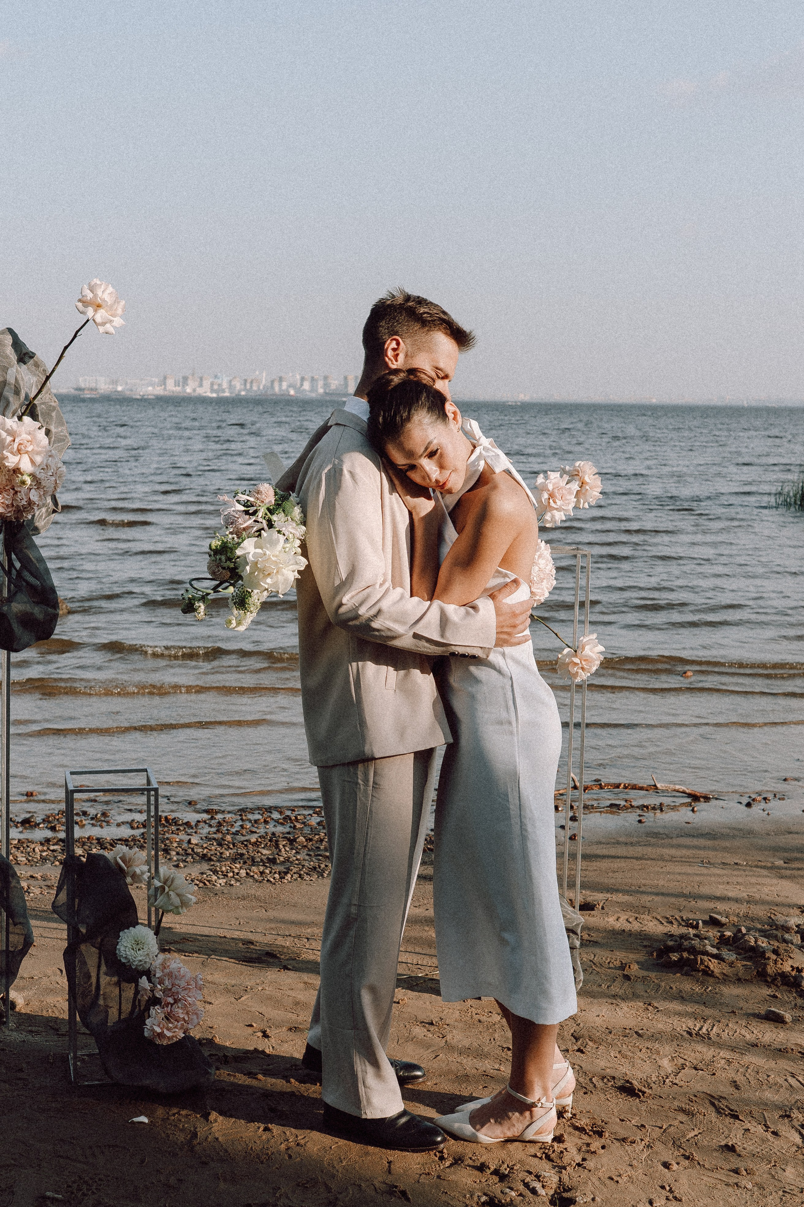 СВАДЕБНАЯ ФОТОСЕССИЯ ВЫЕЗДНОЙ ЦЕРЕМОНИИ (ФИНСКИЙ ЗАЛИВ). Профессиональный фотограф, Санкт-Петербург — Виктория Богомолова