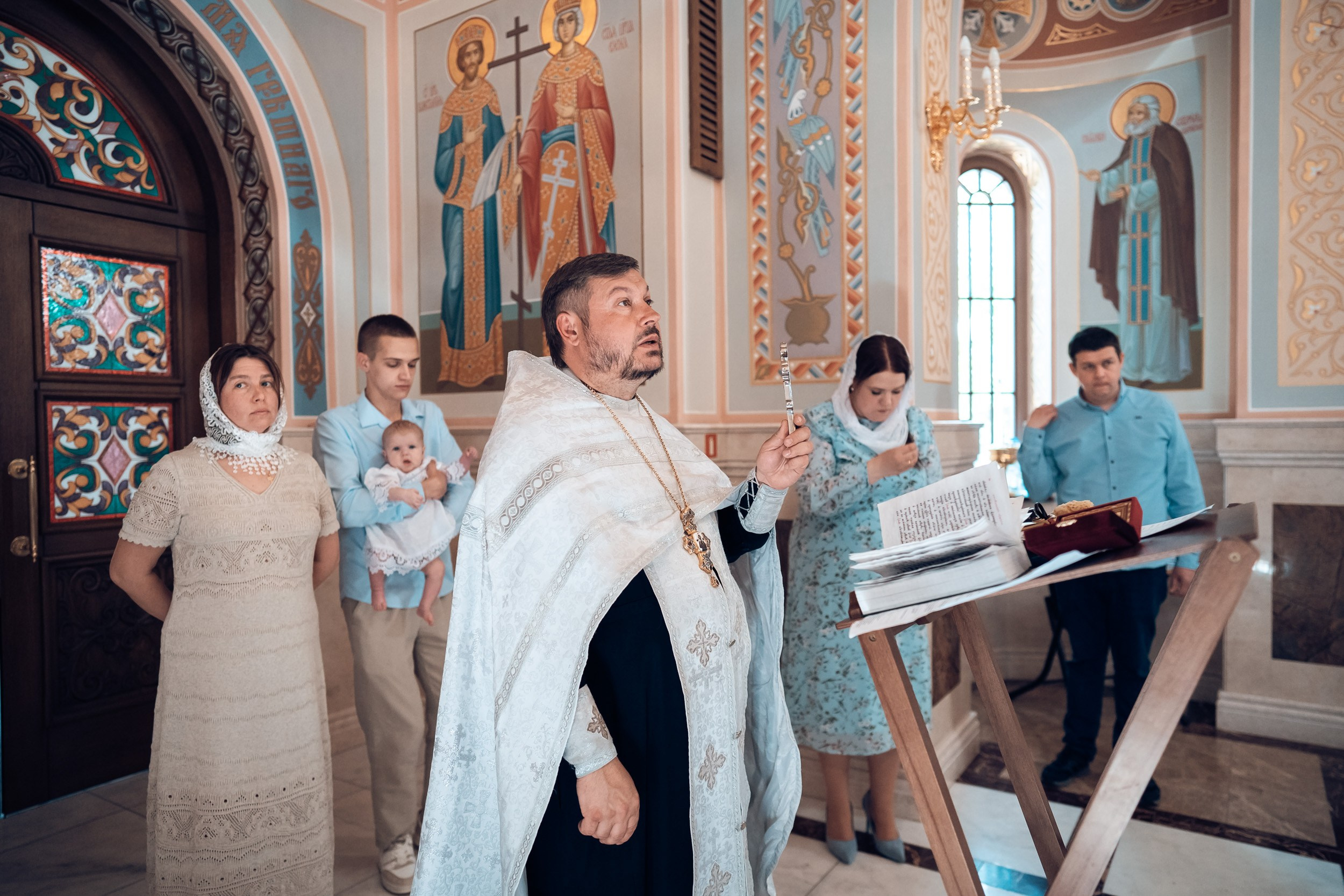 Крещение в Александро-Невском соборе Симферополь. Церковный фотограф Севастополь