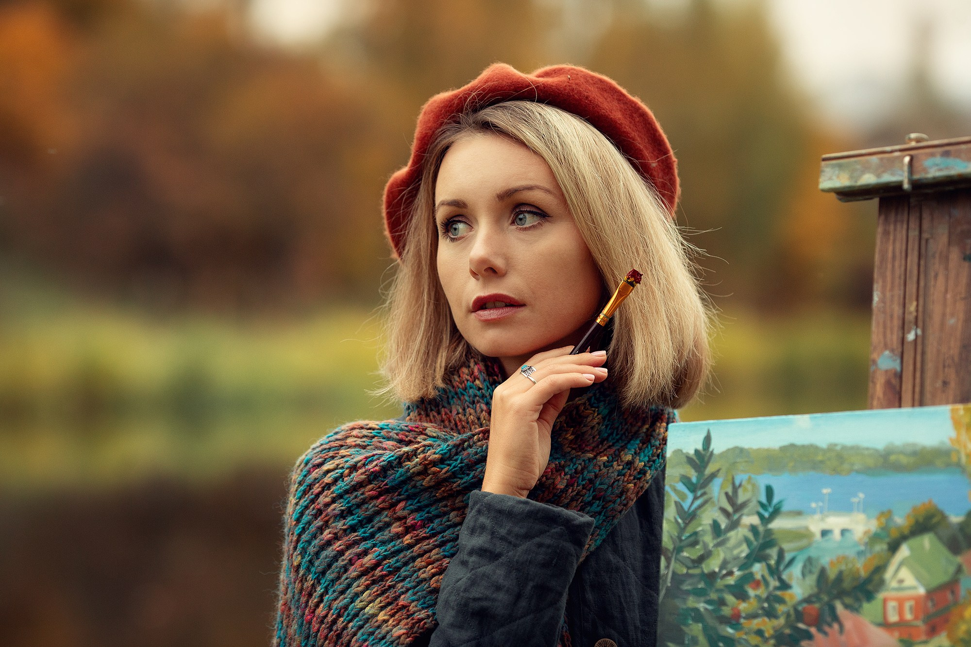 Художница в золотом Плесе. Tatyana Nadezhdina Family photographer