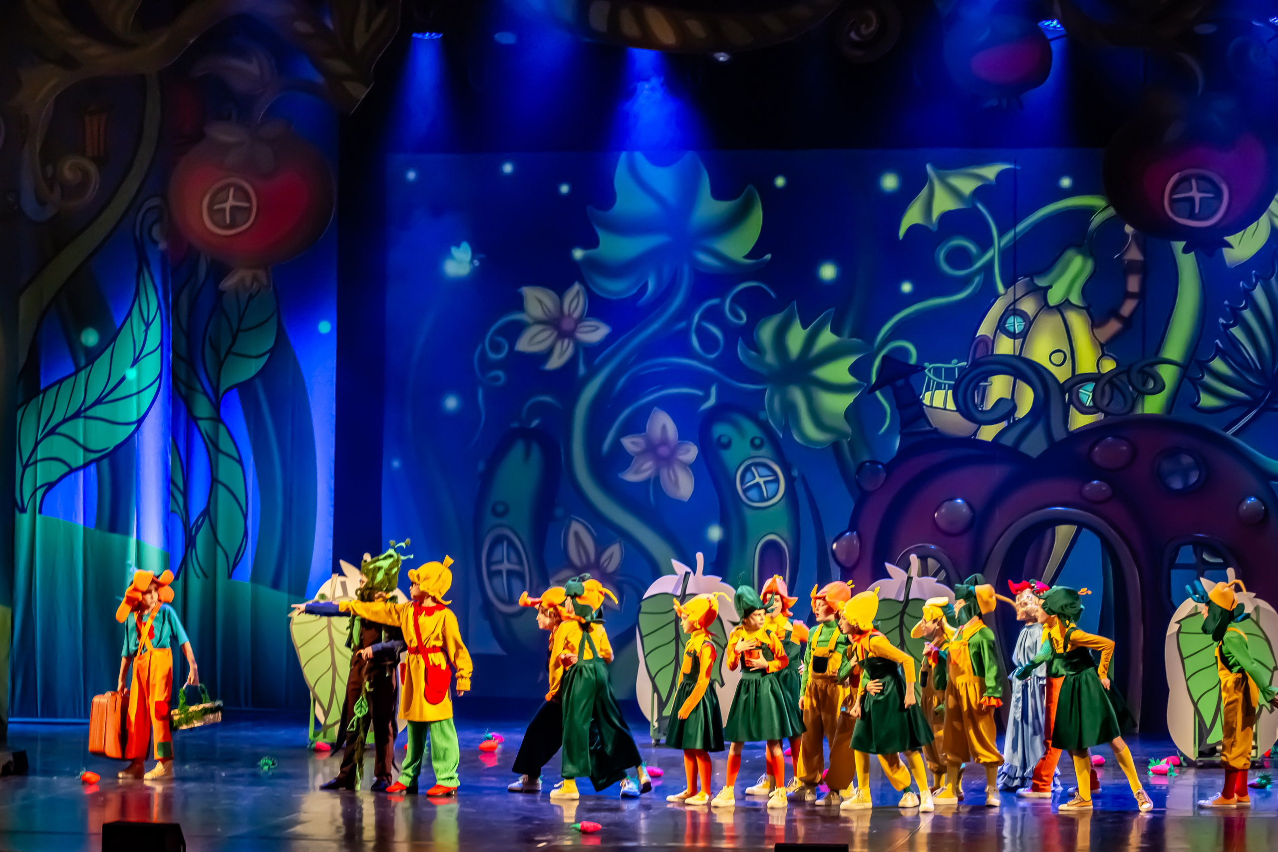 Мюзикл «Незнайка в царстве малюток» премьера Сочи солнышки и Сочи Соло. Фотограф в Сочи Юрий Шептаев