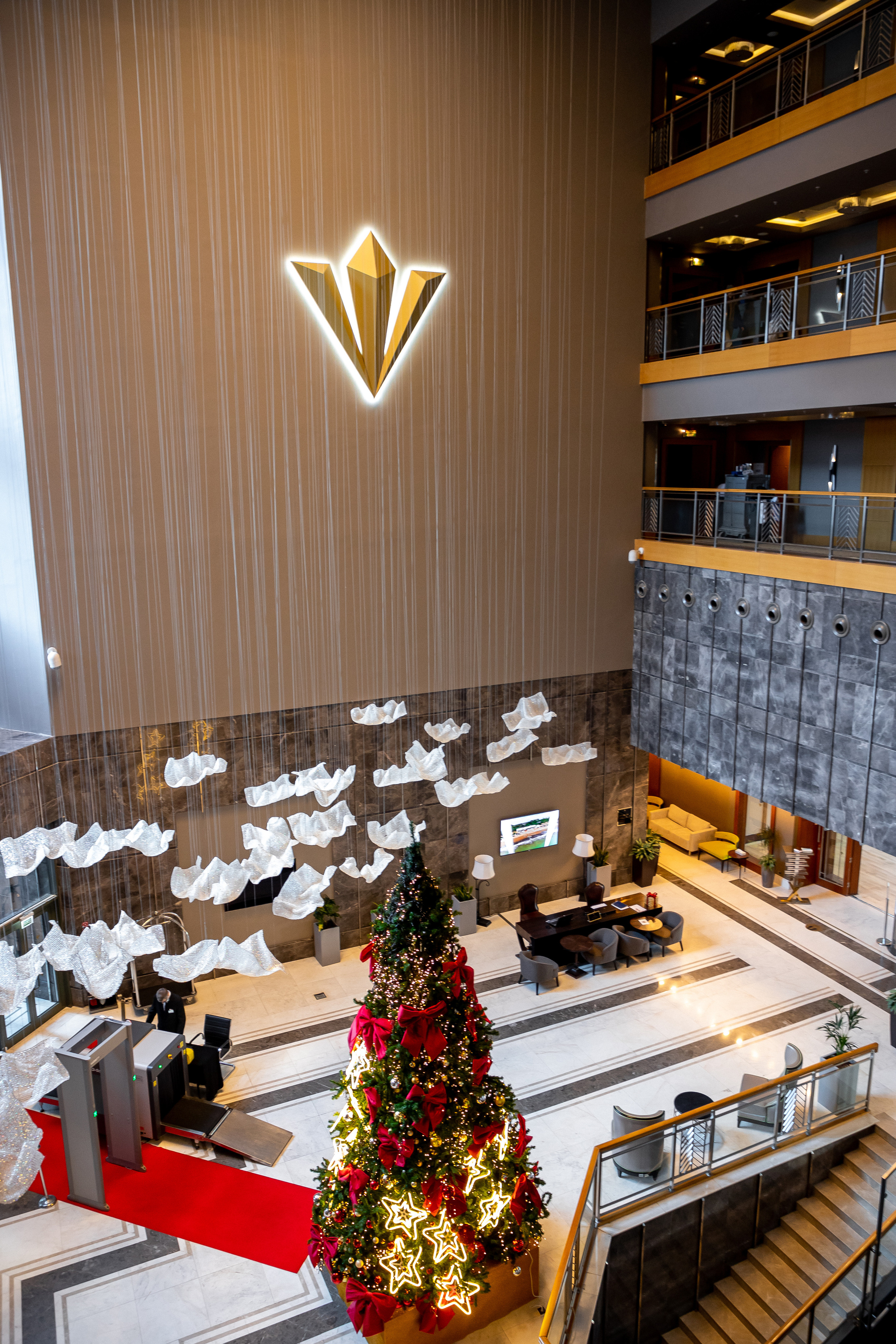 New Year декор. Отельный интерьерный фотограф Сочи