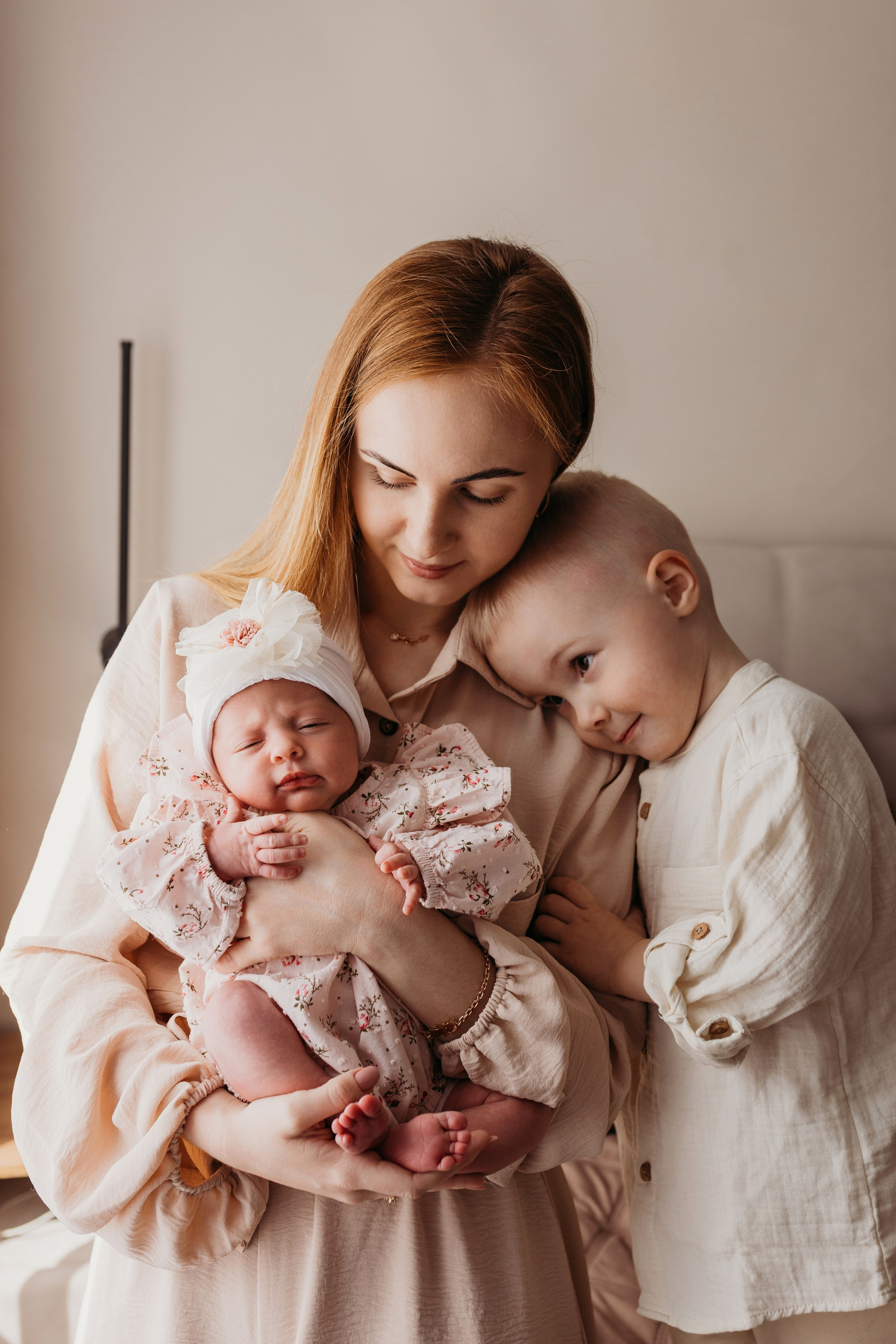 Домашняя лайфстайл фотосессия новорожденных Барнаул Ренпенинг Катерина