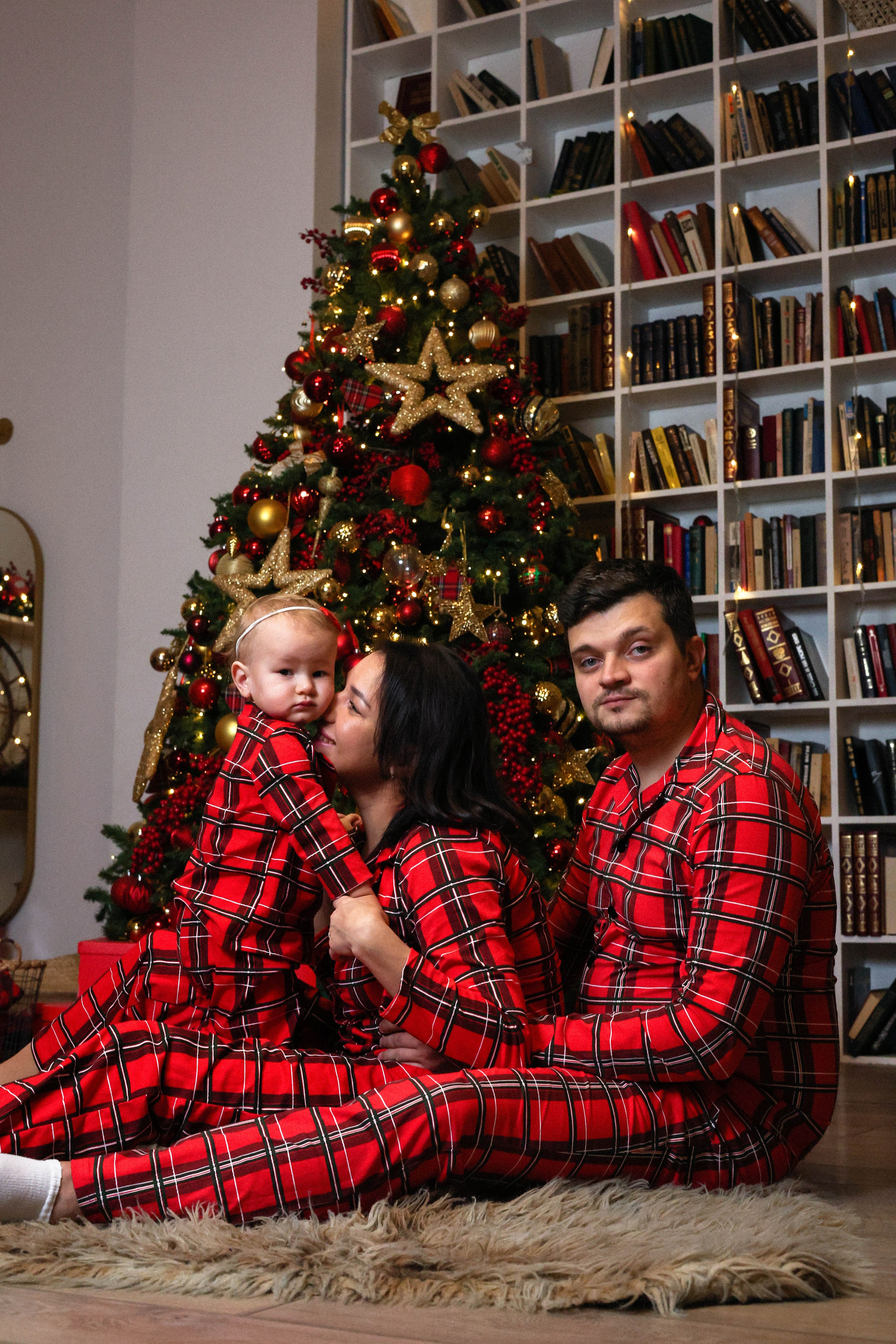 Новогодняя история «Наталья и ее семья». Фотограф в Москве Анастасия Калинина