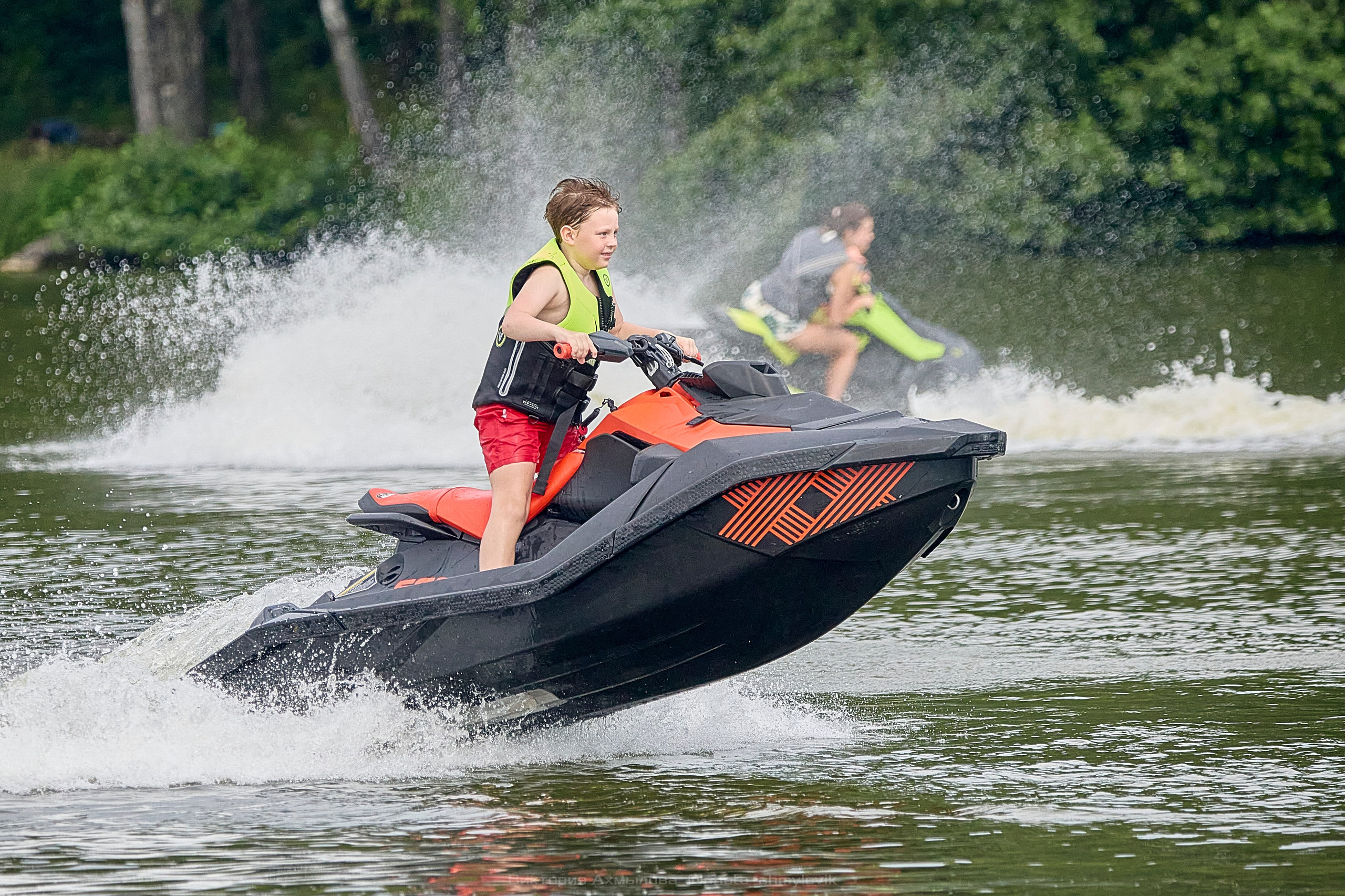 Аквабайки на Северке. Виктория Ахмылова. Фотограф в Москве