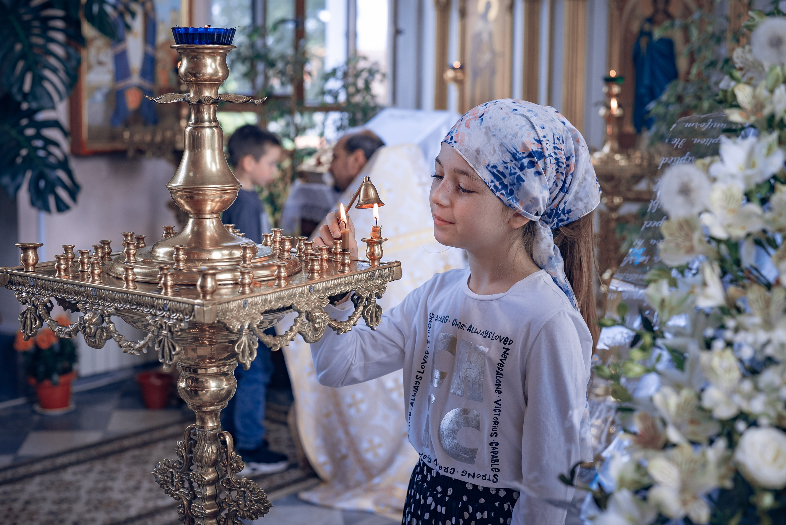 Воскресная служба в Рождественско-Николаевском храме. Фотографы крещения/венчания  Красноярск Татьяна и Вячеслав Переваловы