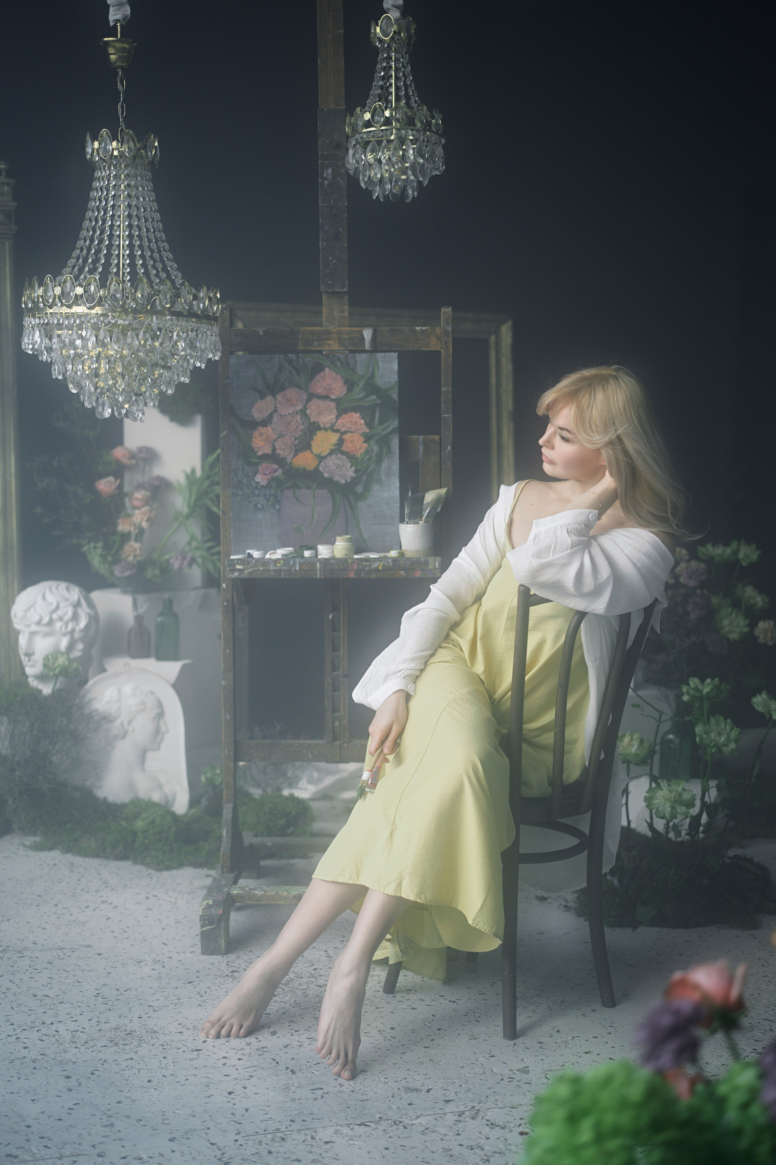 Artist's inspiration (студия Zapad). Портретный фотограф в Санкт-Петербурге Елена Сергеева