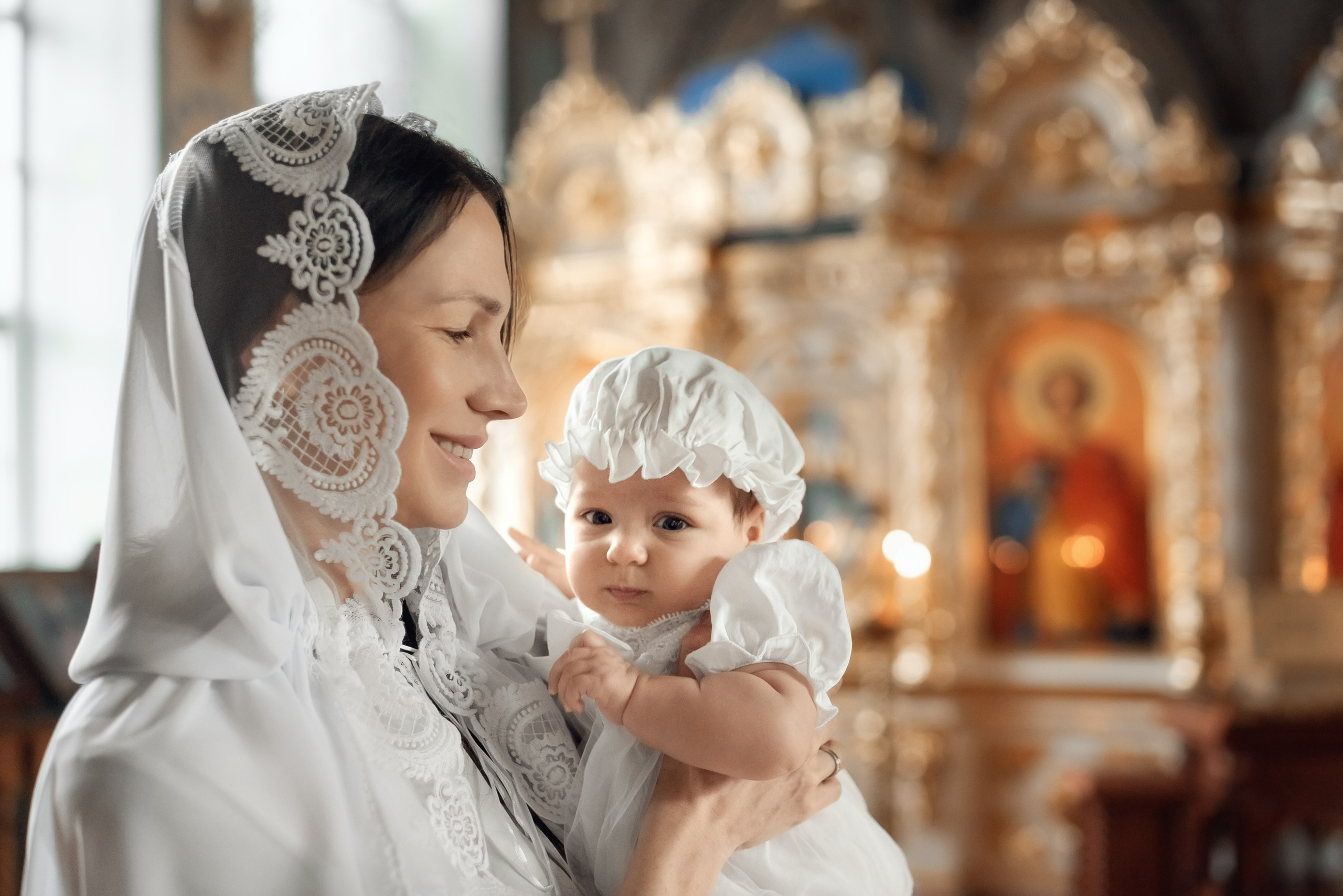 Крещение в храме Иоанна Богослова. Церковный фотограф на Таинство Крещения и Венчания в Оренбурге и Оренбургской области Екатерина Белкина