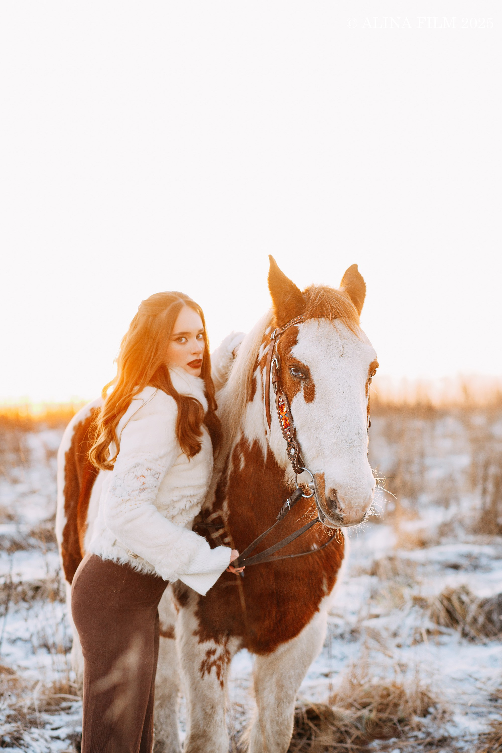Фотосессия с лошадью. Фотограф в Санкт-Петербурге Alina Film
