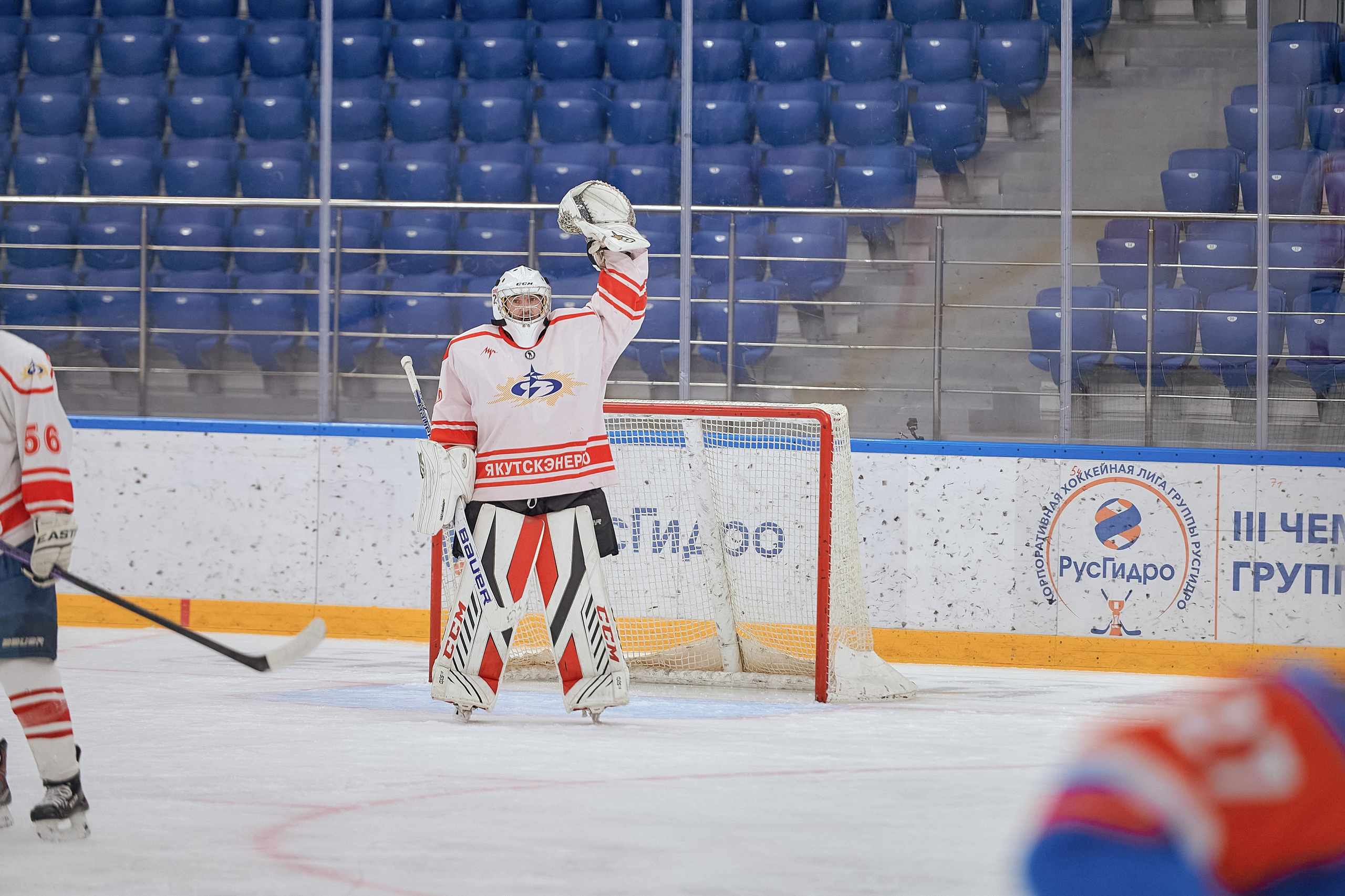 Портфолио репортажной фотосъёмки: Кристалл арена — Хоккей — РусГидро. Фотограф Яковлев Роман — Красноярск