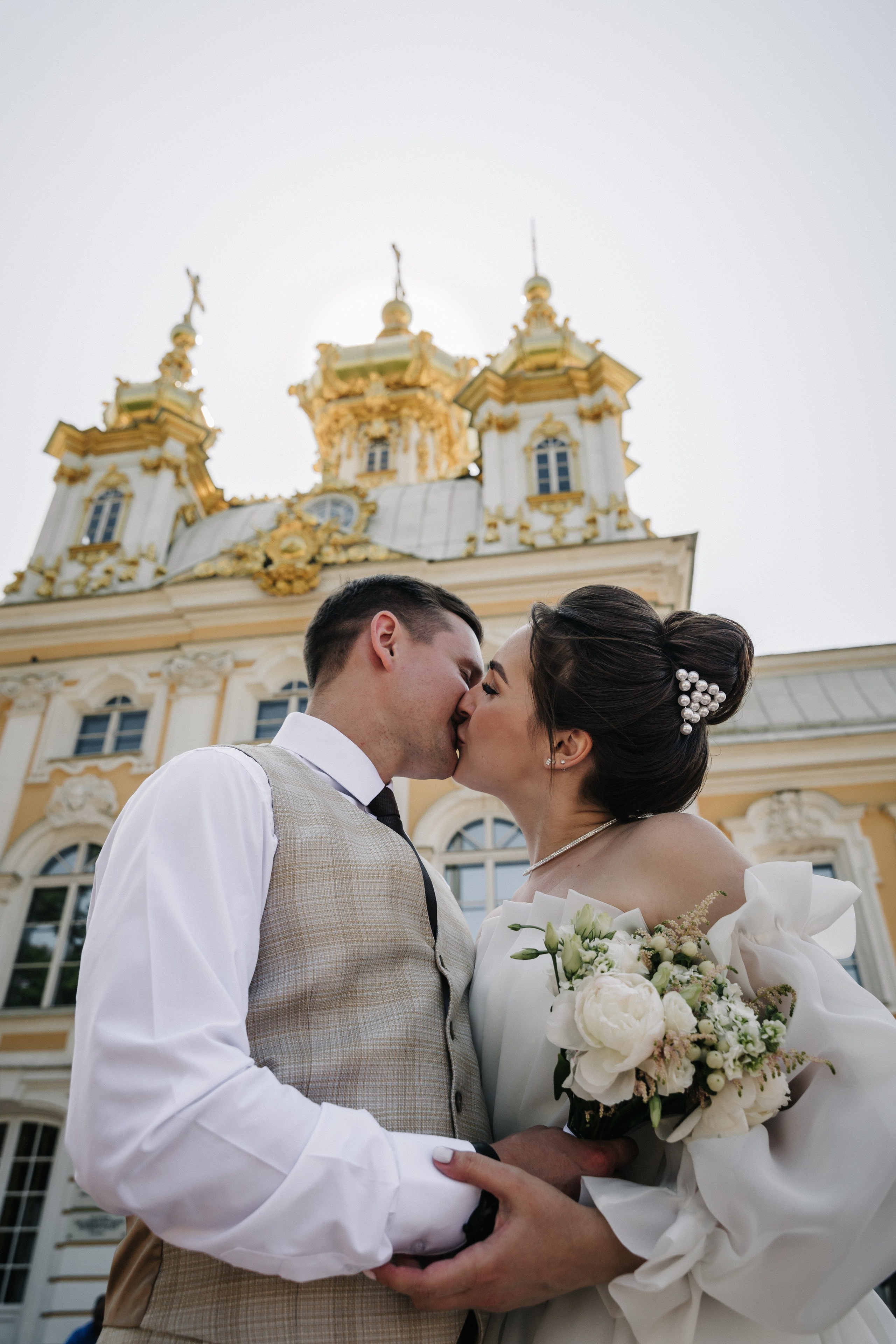 ДВОРЕЦ № 4 Петергоф | Июль, Нижний парк. Свадебный фотограф в Санкт-Петербурге Полина Корзухина