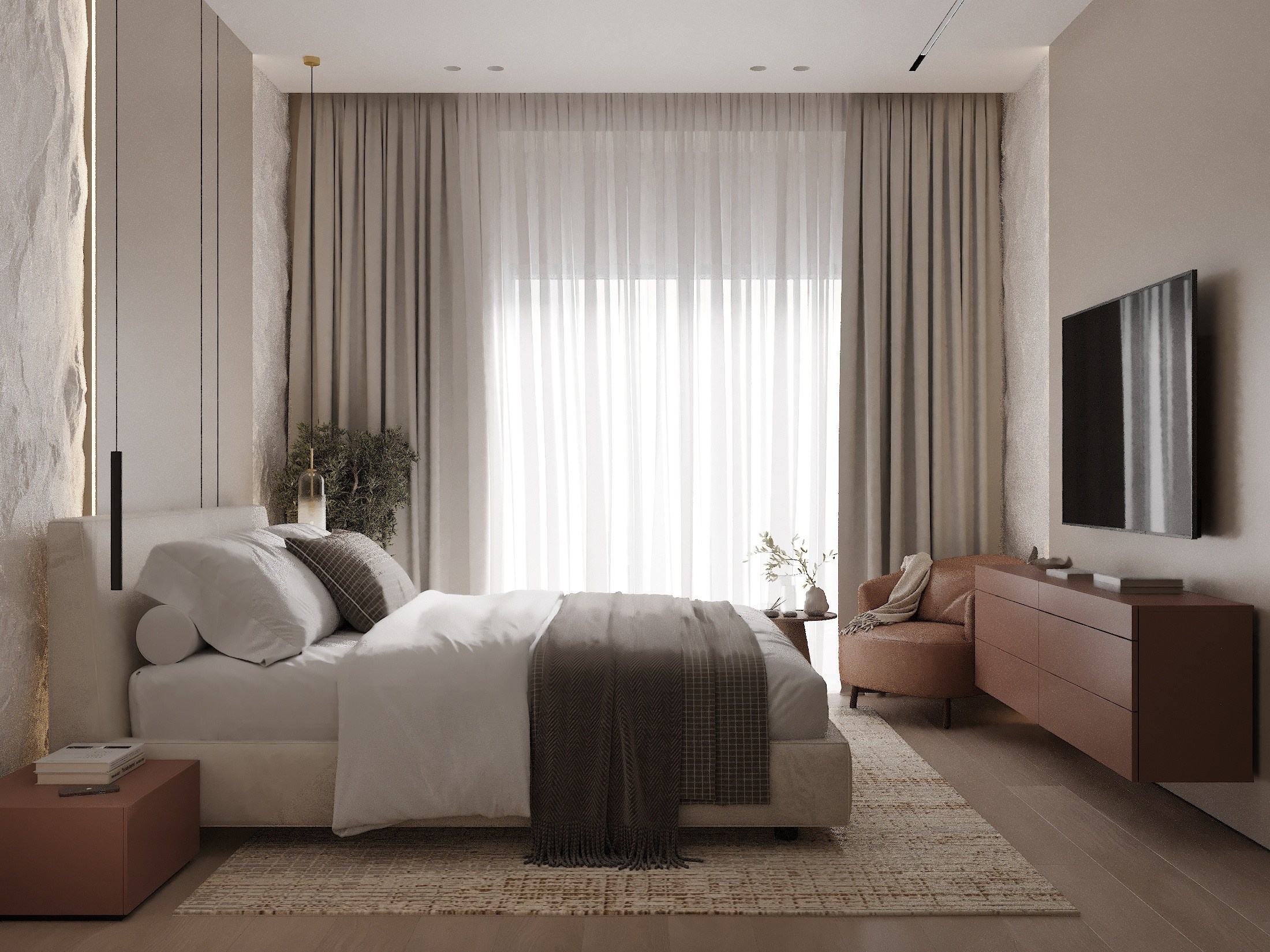 ЖК Аквамарин 186.0 кв.м. Дизайнер интерьера и 3D визуализатор Ванчугова Ольга