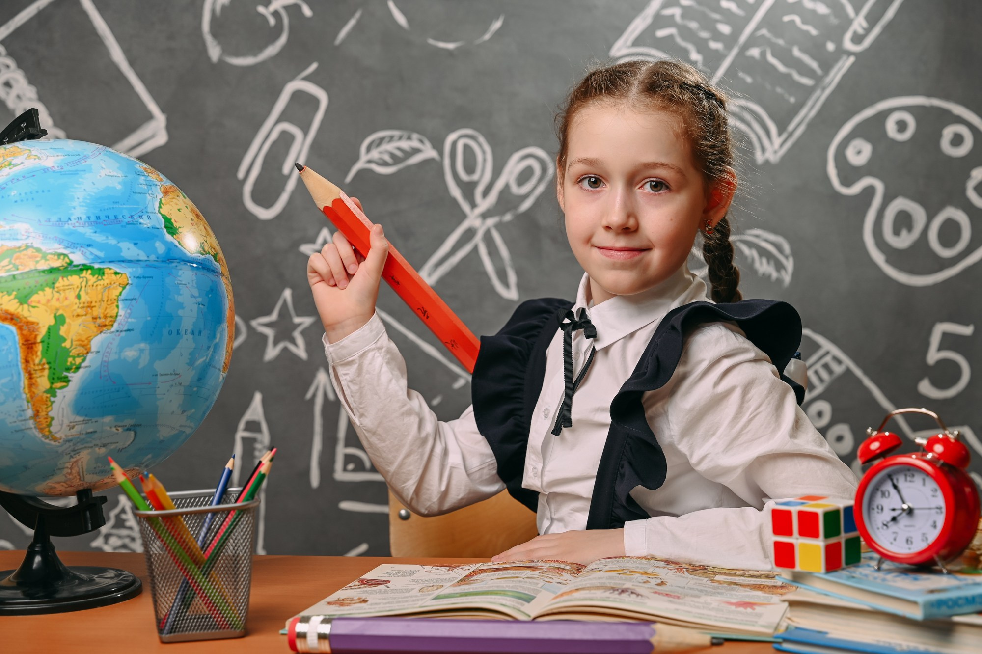 Школьная виньетка. Детский и семейный фотограф