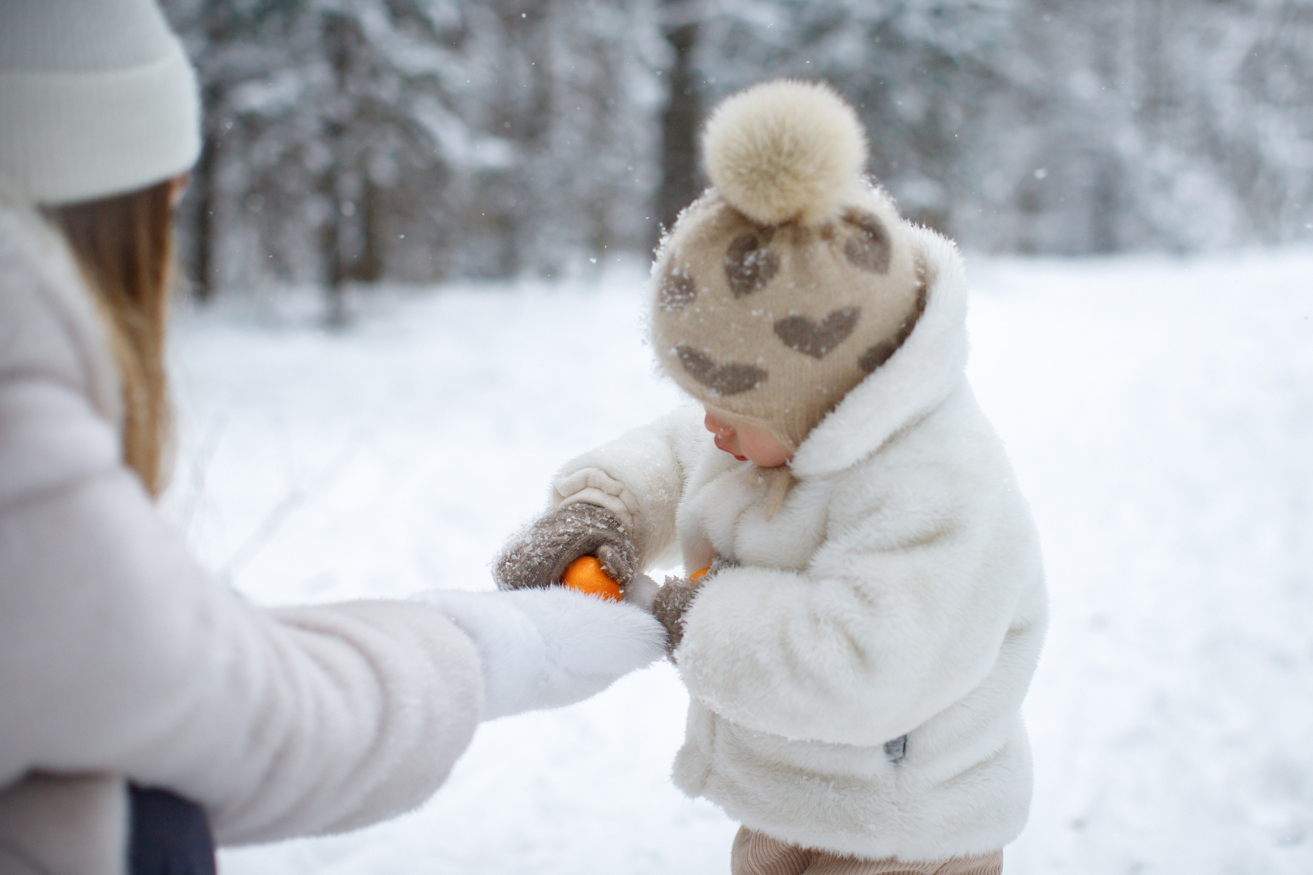 Зимние объятия. Детский и семейный фотограф Мария Киселёва. Москва