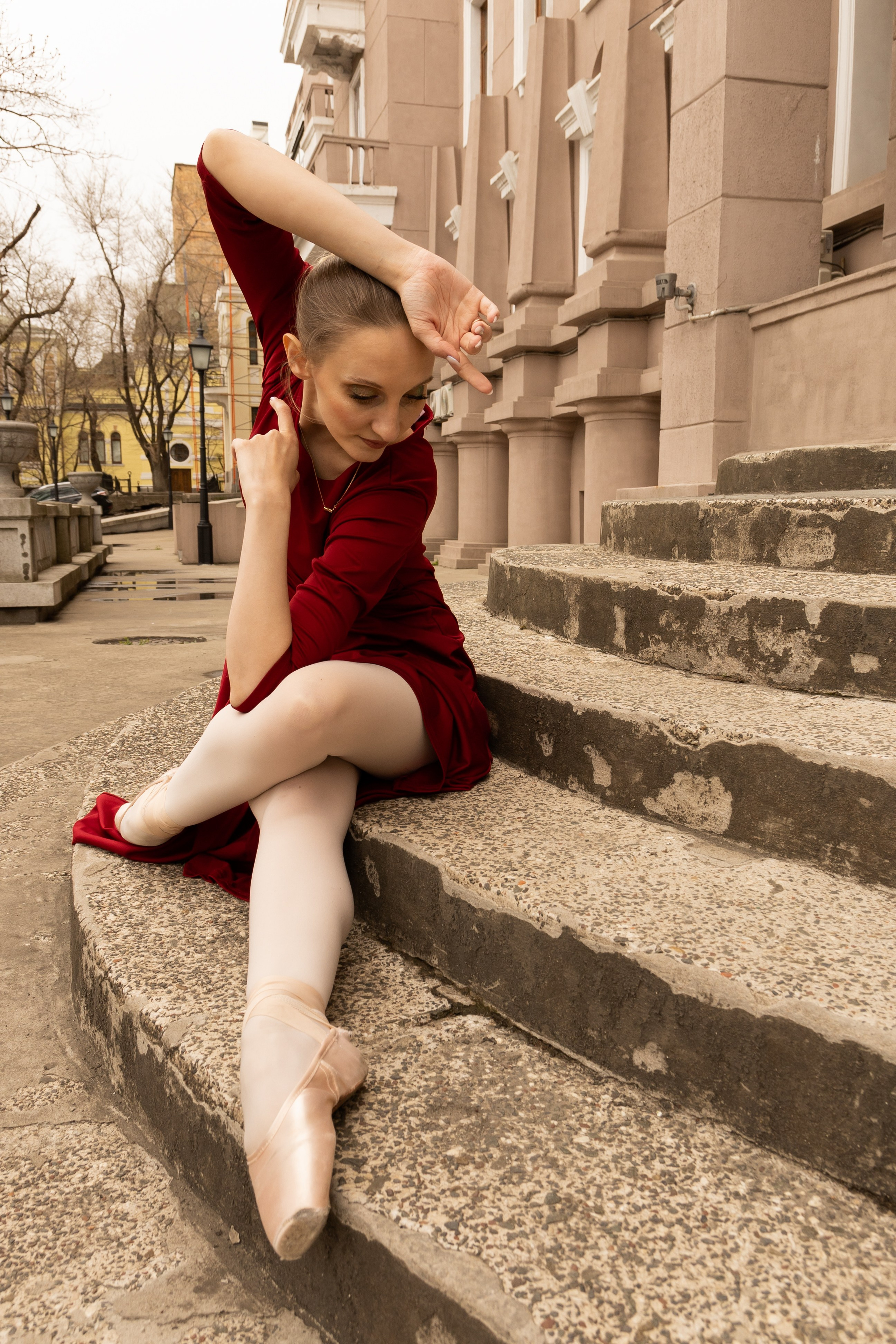 Балерина в городе. Фотограф Владивосток