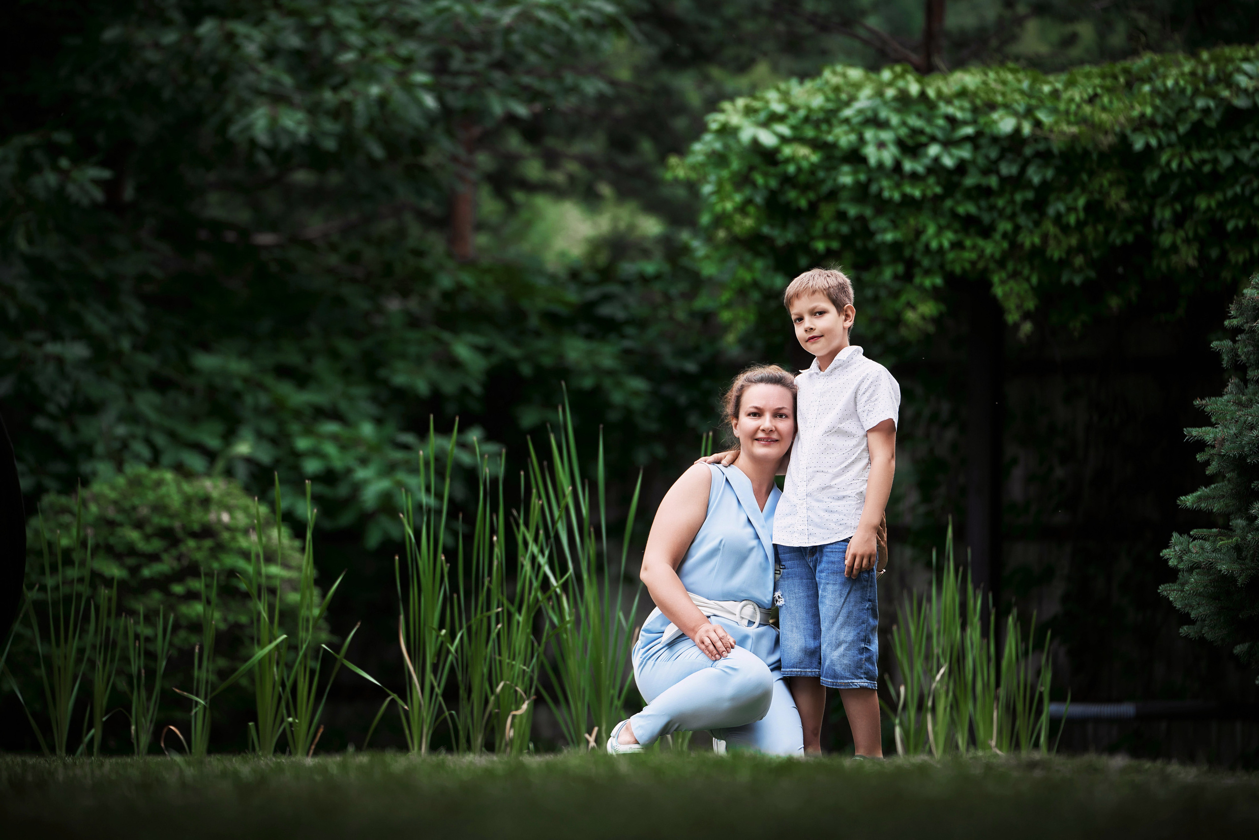 Семейная фотосессия на природе в Подмосковье Фотограф Евгений Опарин