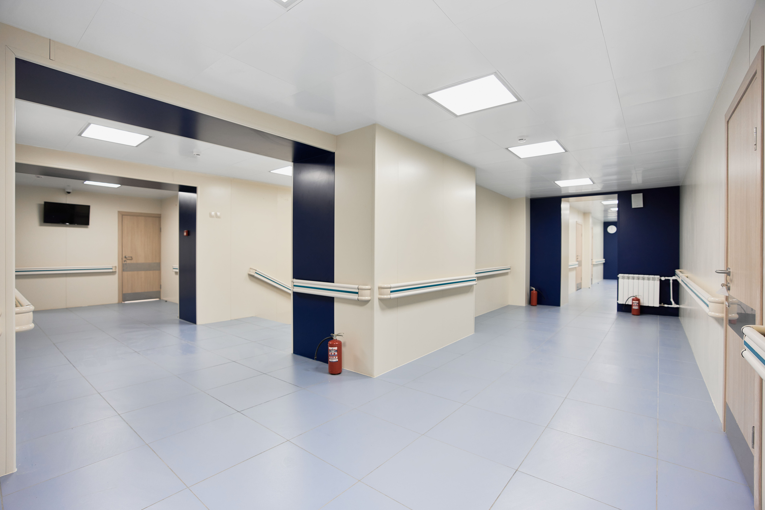 Фотосъёмка интерьера Московской областной больницы имени РОЗАНОВА В Н