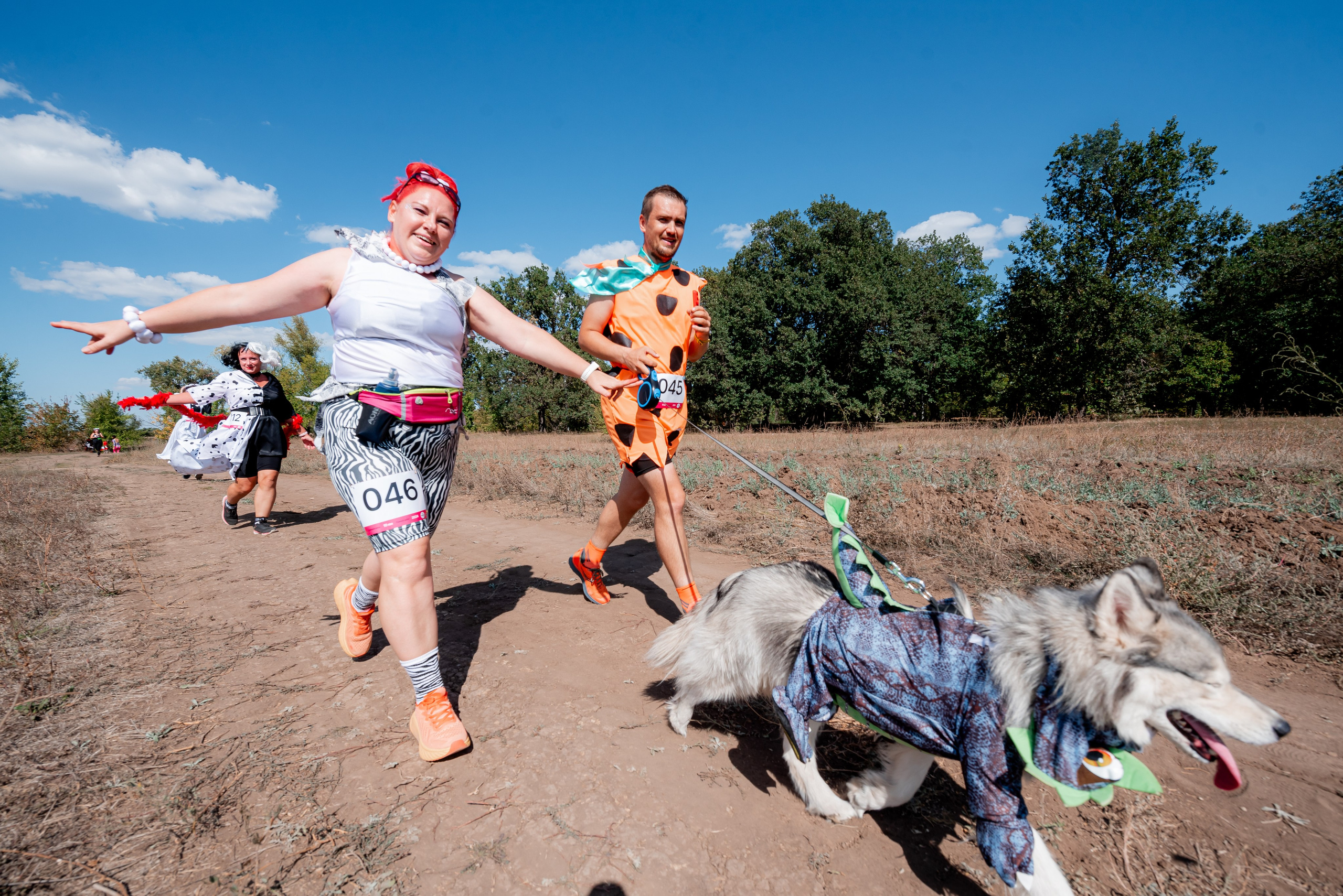 Семейка флинстоун на забеге