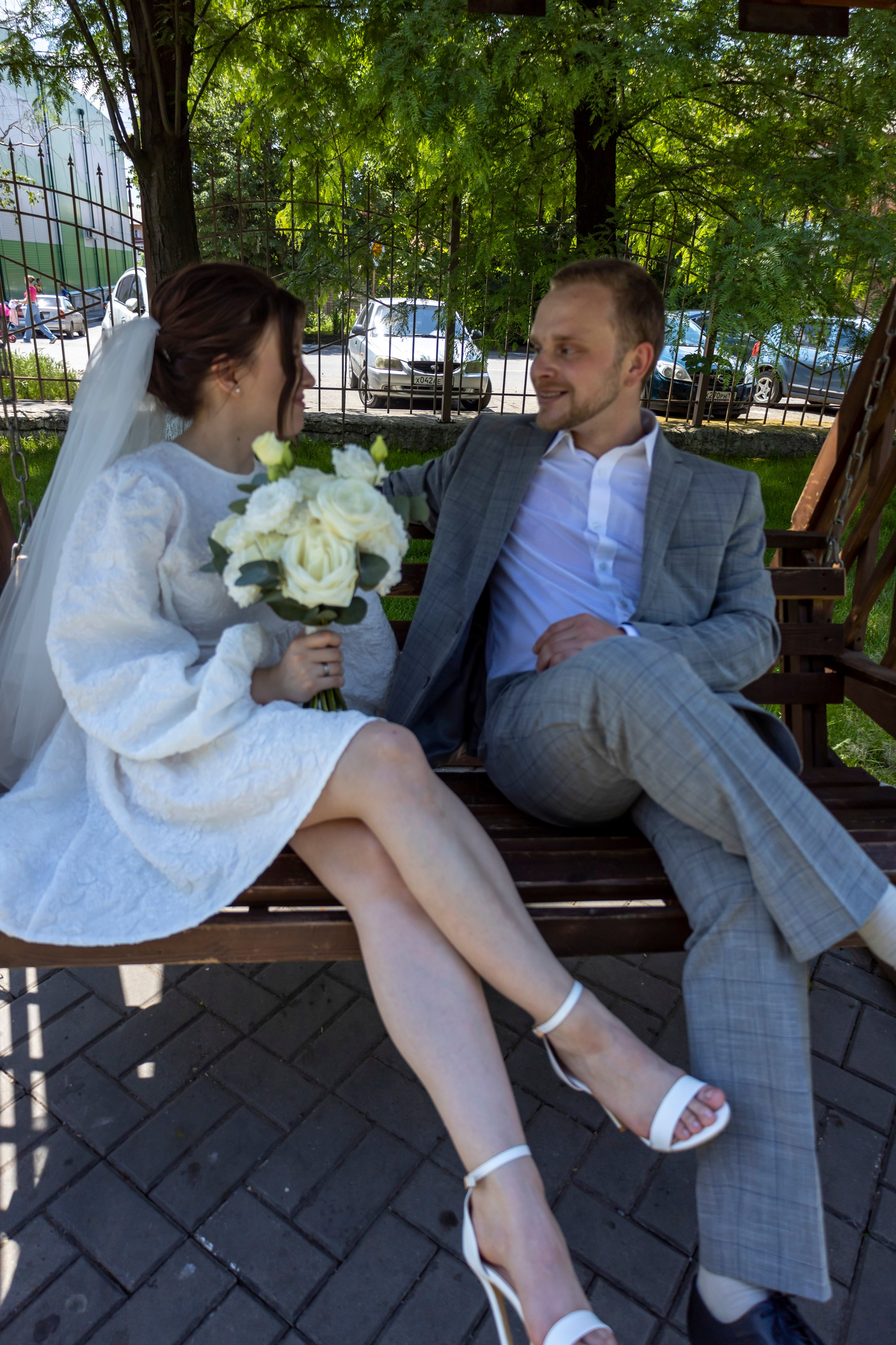 Елизавета и Павел. Свадебные «живые» фото с прогулки. г. Новошахтинск. Свадебный фотограф ростовская область