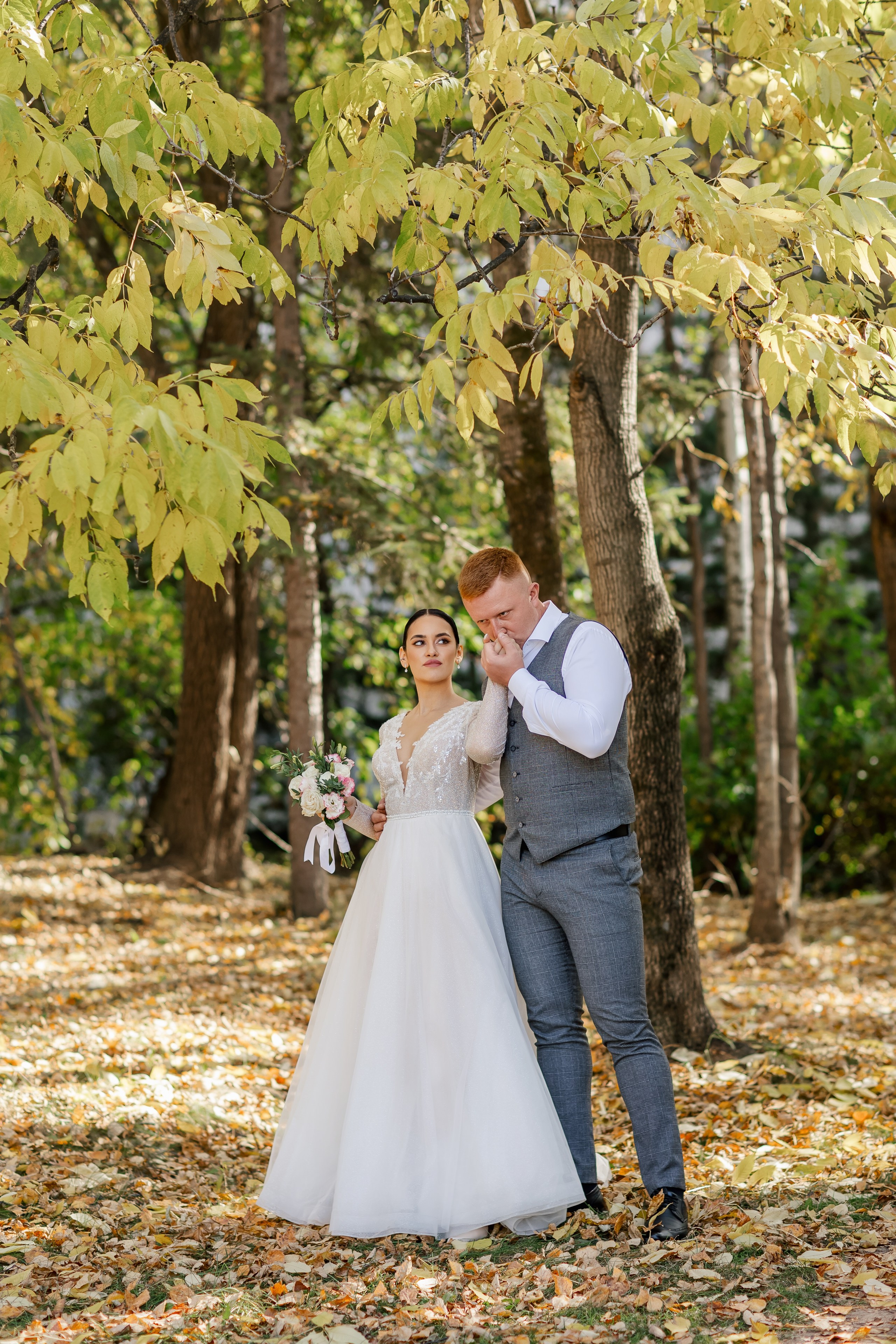 Степан и Алина. Красивая осенняя прогулка. Свадебный фотограф в Хабаровске