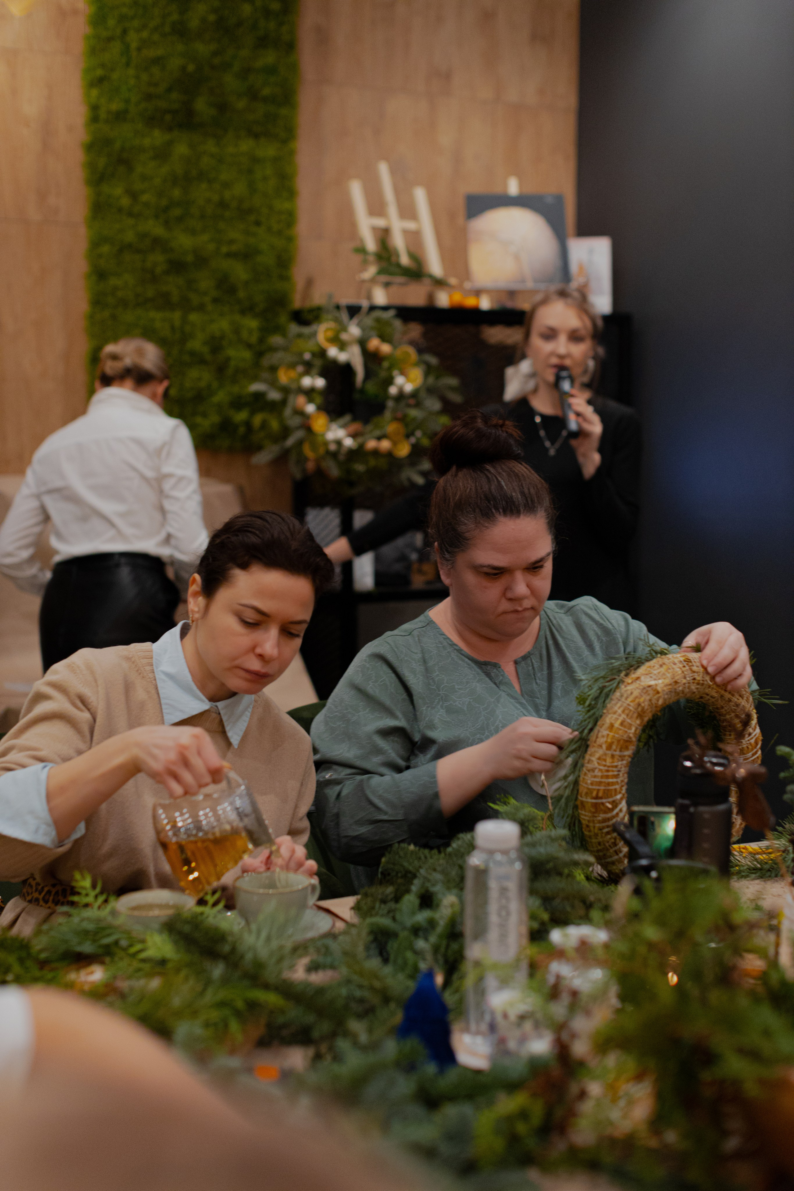 Мк Новогодний Венок. Анастасия Ракчеева Художник