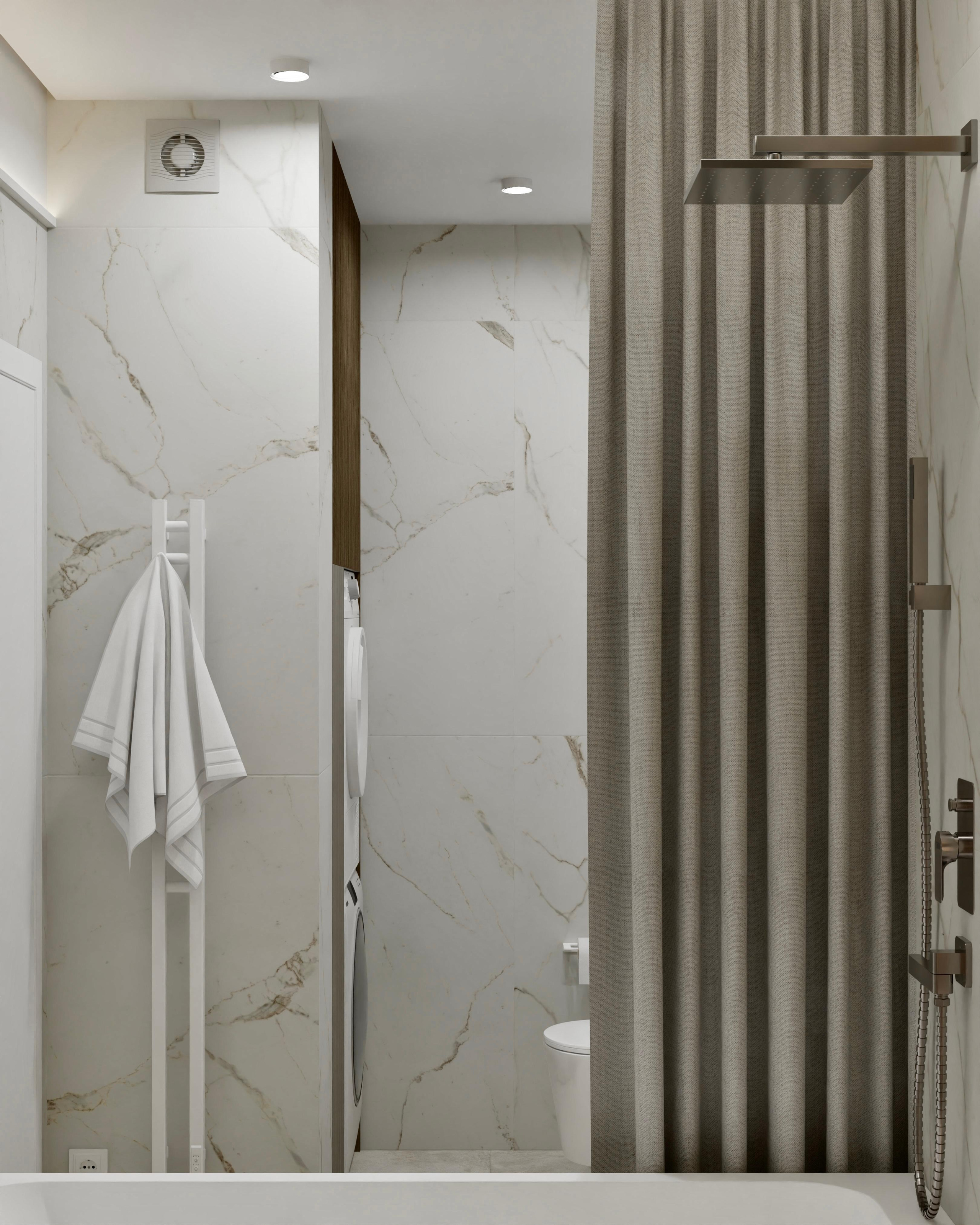 Однокомнатная квартира — 47 м². DMDesign — студия дизайна интерьеров