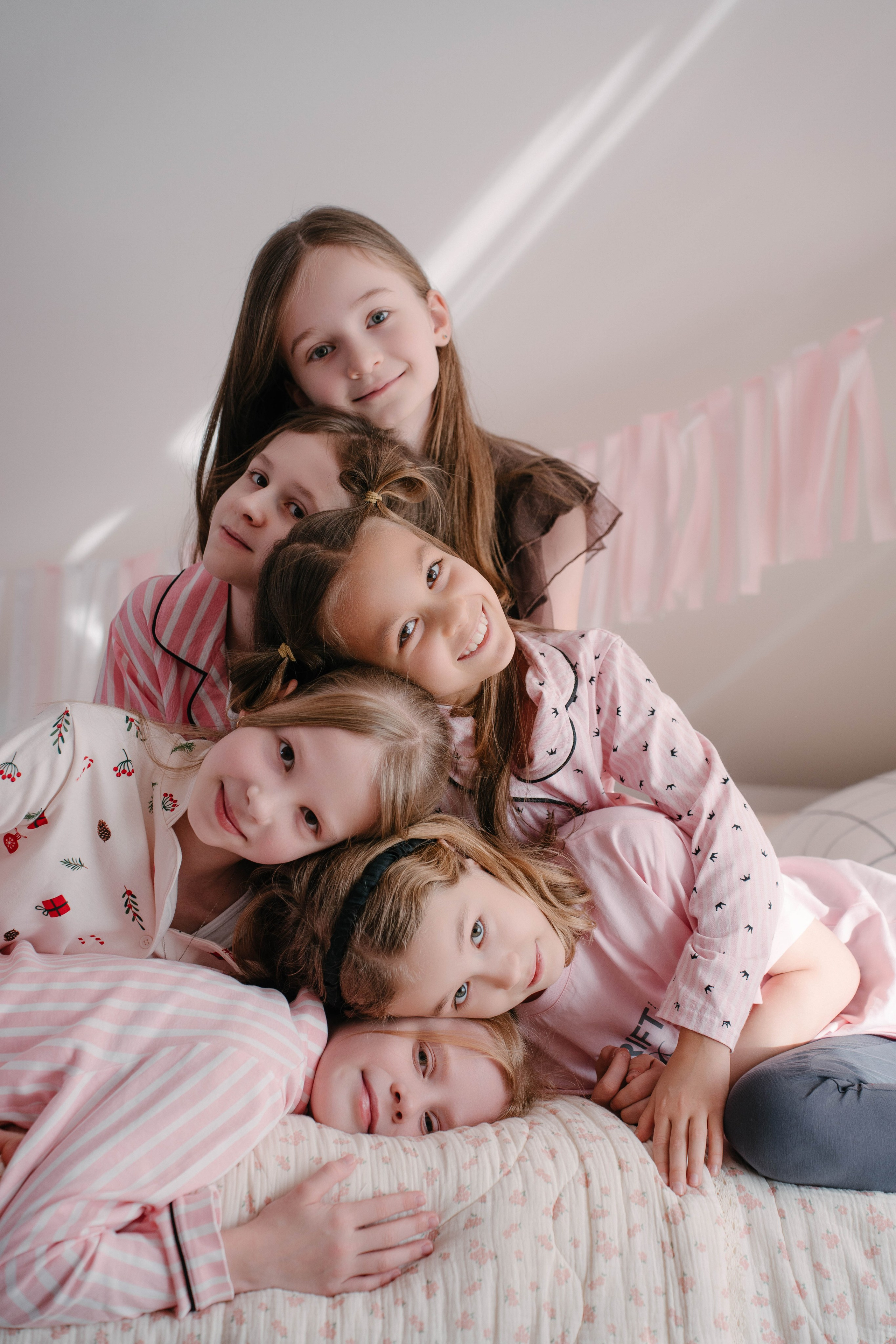 Пижамная вечеринка Варе 9 лет. Свадебный и семейный фотограф в Воронеже Анастасия Бойко