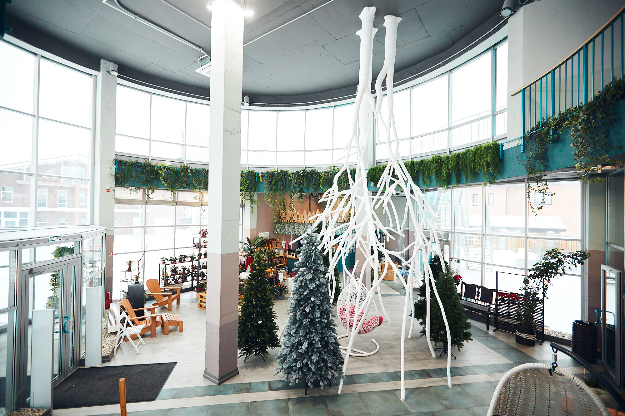 Студия флористики «Зелень». Бизнес портрет Аэросъемка Интерьерная съемка Тюмень